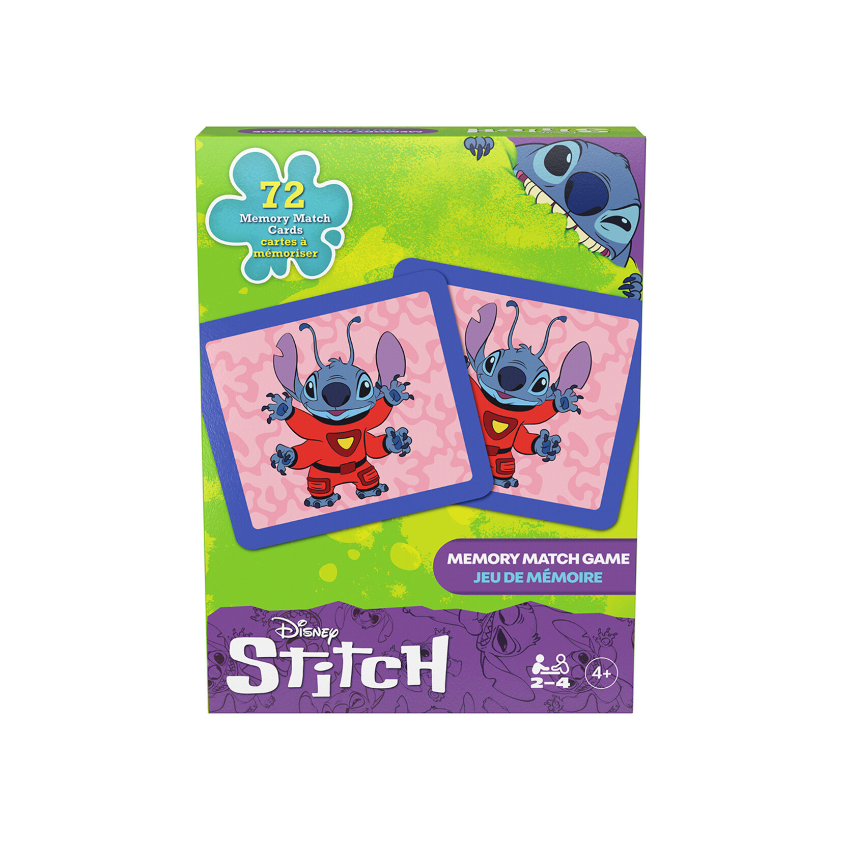 Spin Master Jeu de mémoire - Stitch (Multilingue)