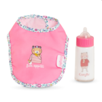 Corolle Corolle - Bavoir & biberon magique - Pour poupée 36-42 cm