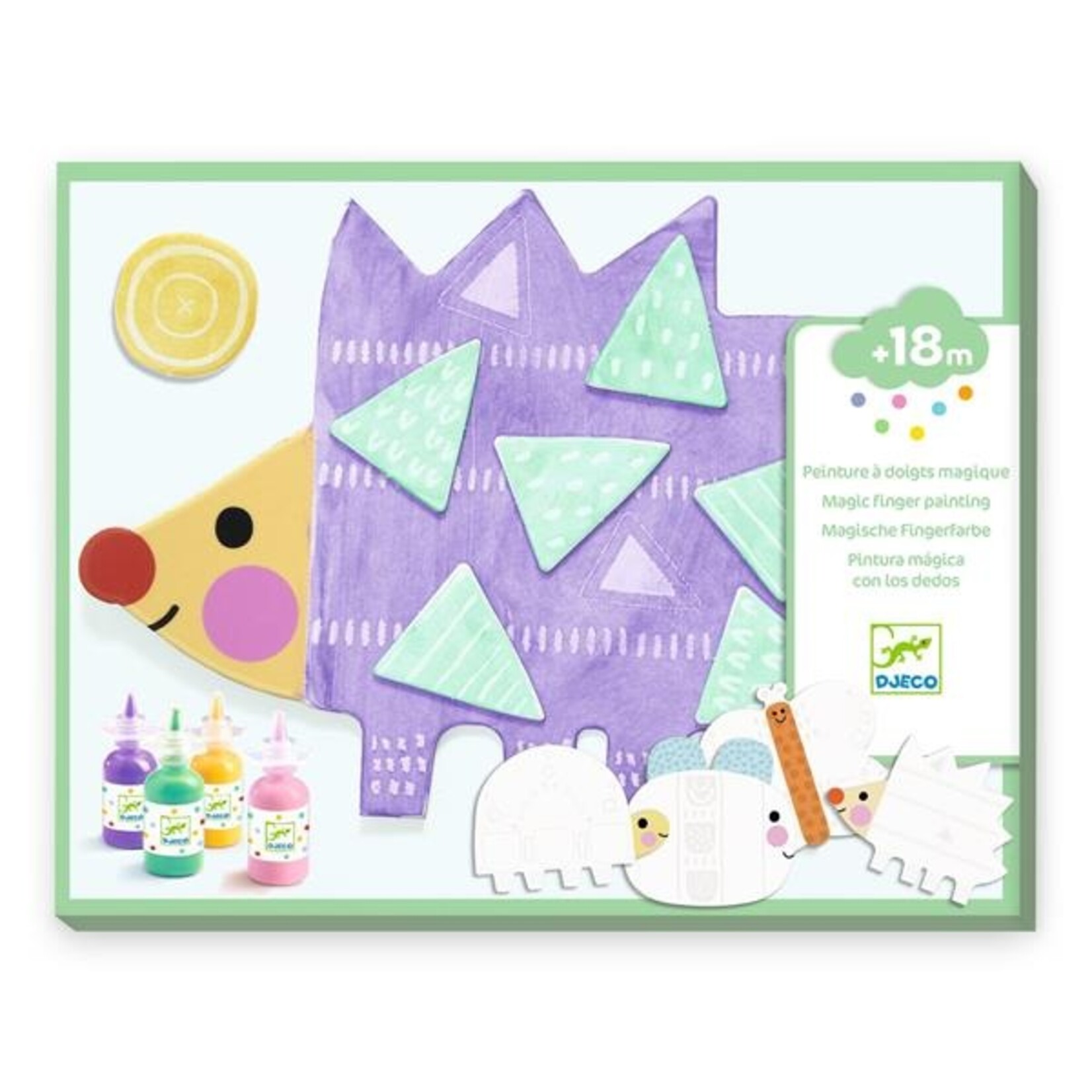 Djeco Peinture à doigts magique - Petite formes