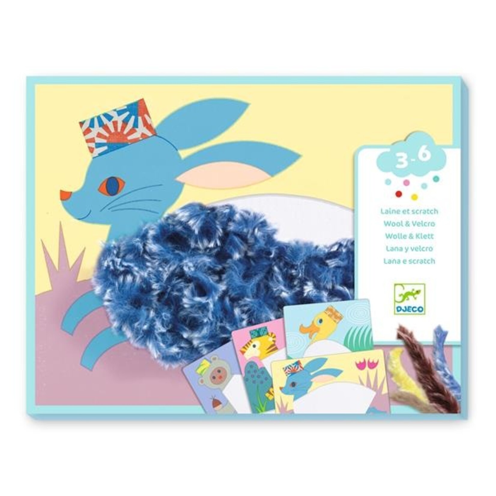 Djeco Laine et Scratch - Avec un chapeau