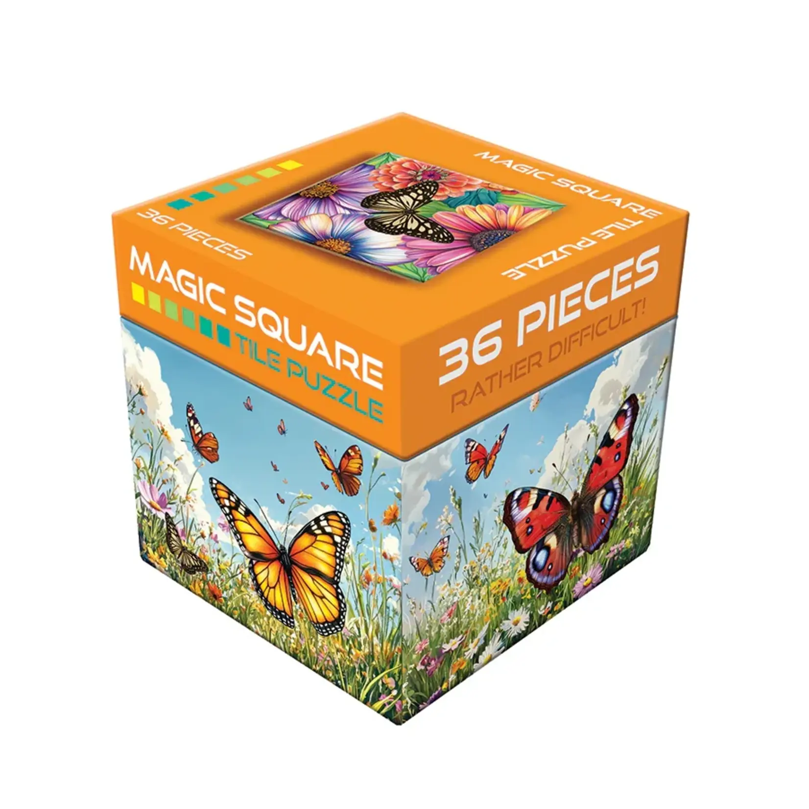 Outset PZ36 - Magic Square Puzzle - Butterflies (English)
