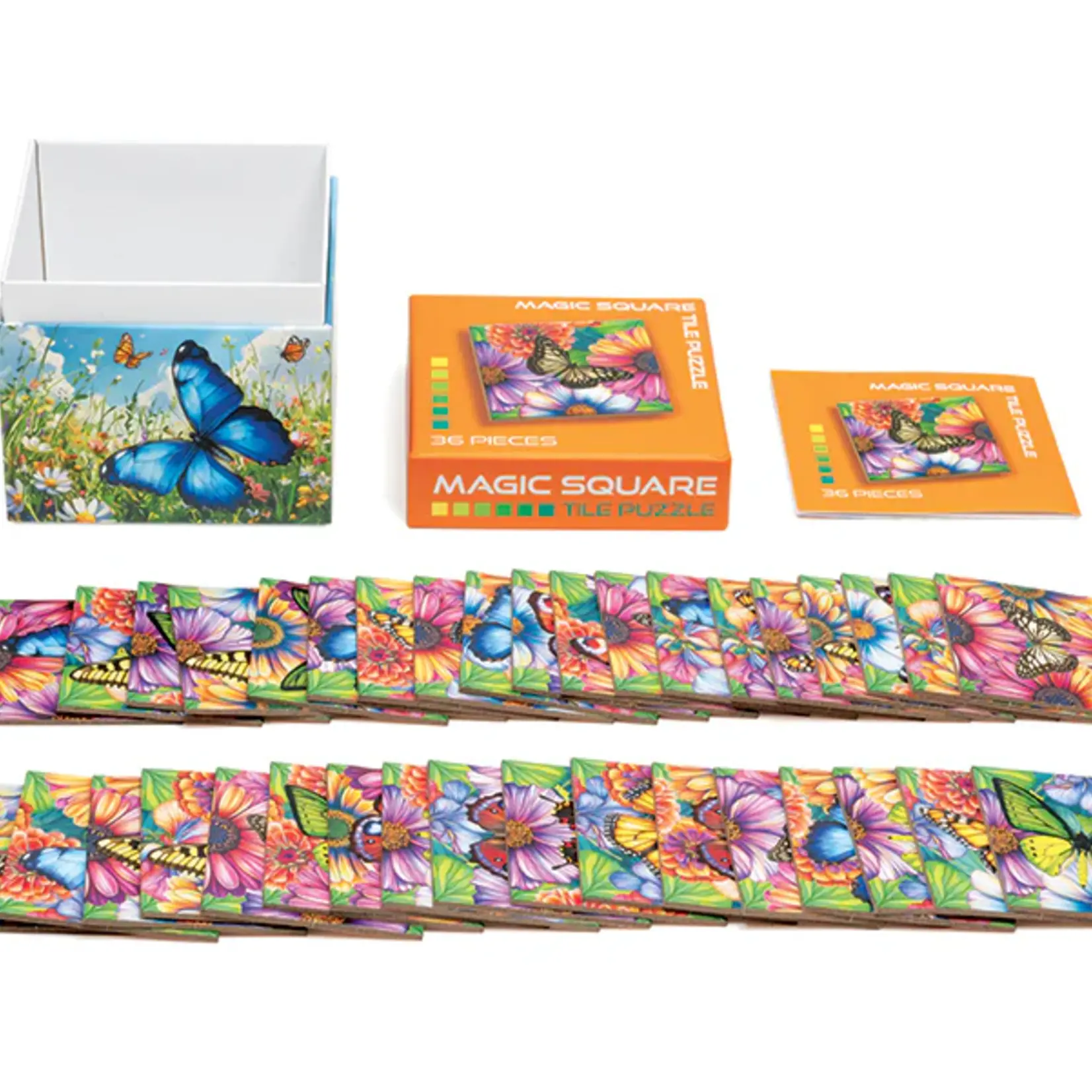 Outset PZ36 - Magic Square Puzzle - Butterflies (English)