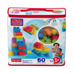 Fisher Price Mega Bloks - Bleu - 60 pcs