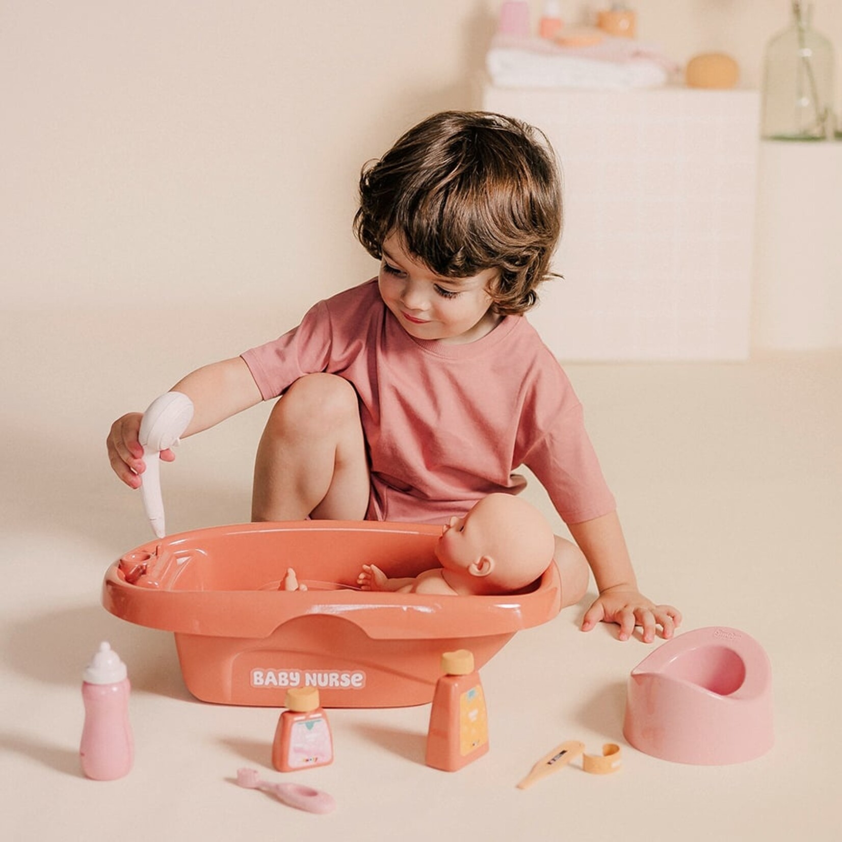 Smoby Baby Nurse - Baignoire et accessoires (Multilingue)