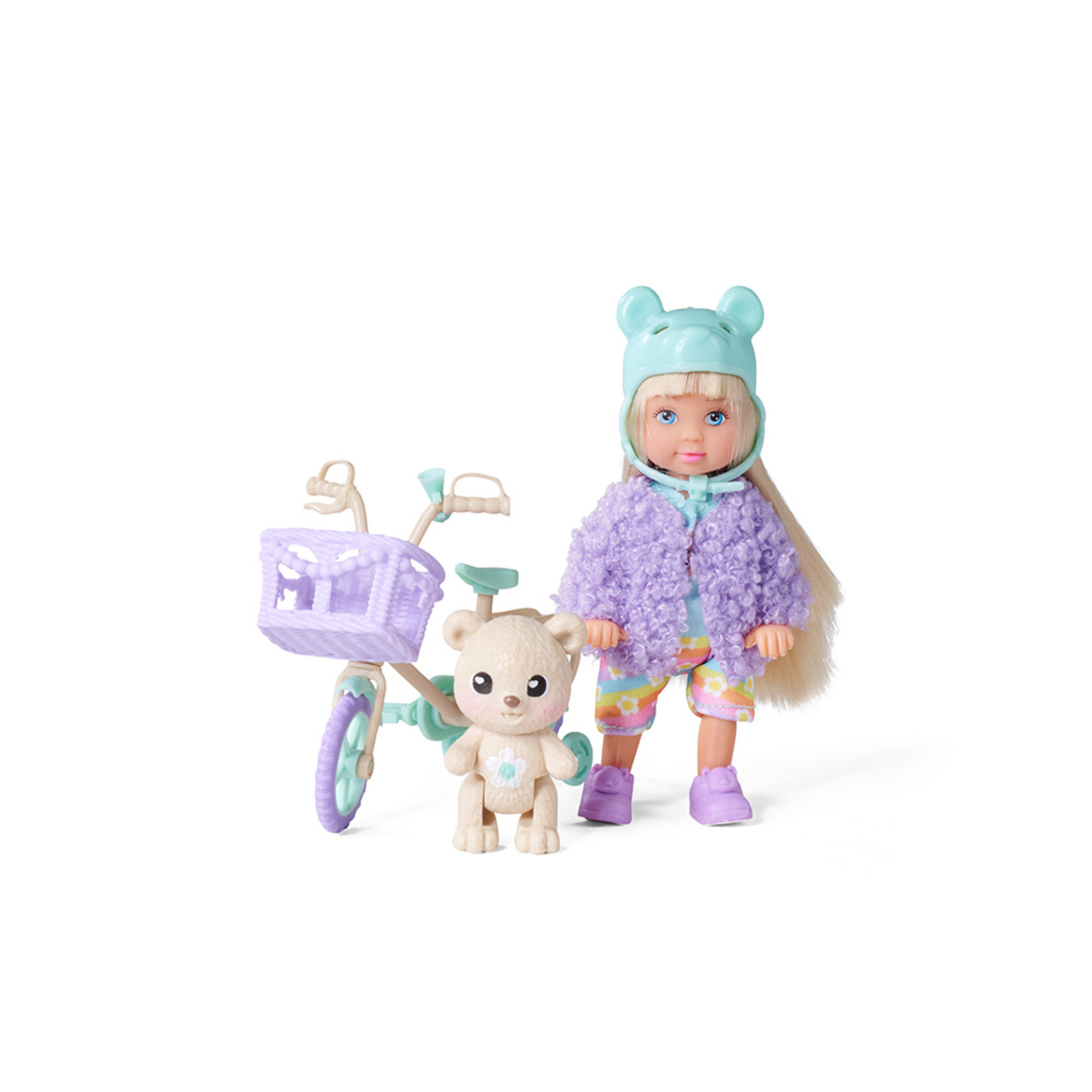 Steffi Love Evi Love - Teddy à vélo