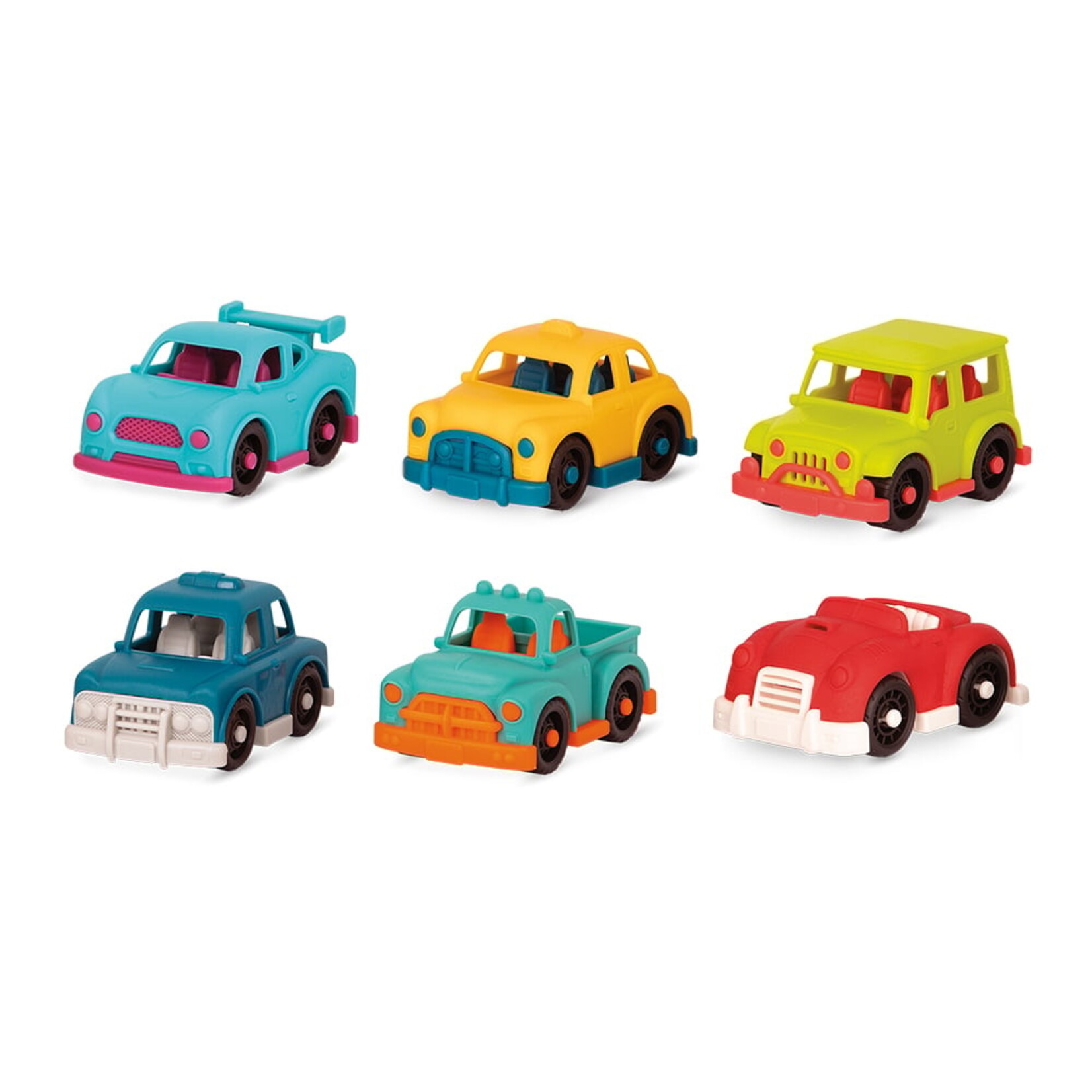 B.Toys B.Toys - Happy Cruisers 6 Mini véhicules (Multilingue)