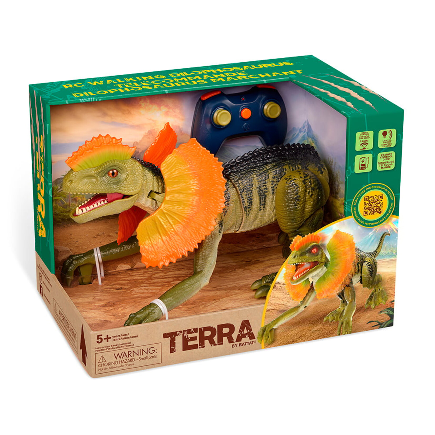 Terra Terra - Dinosaure téléguidé - Dilophosaure