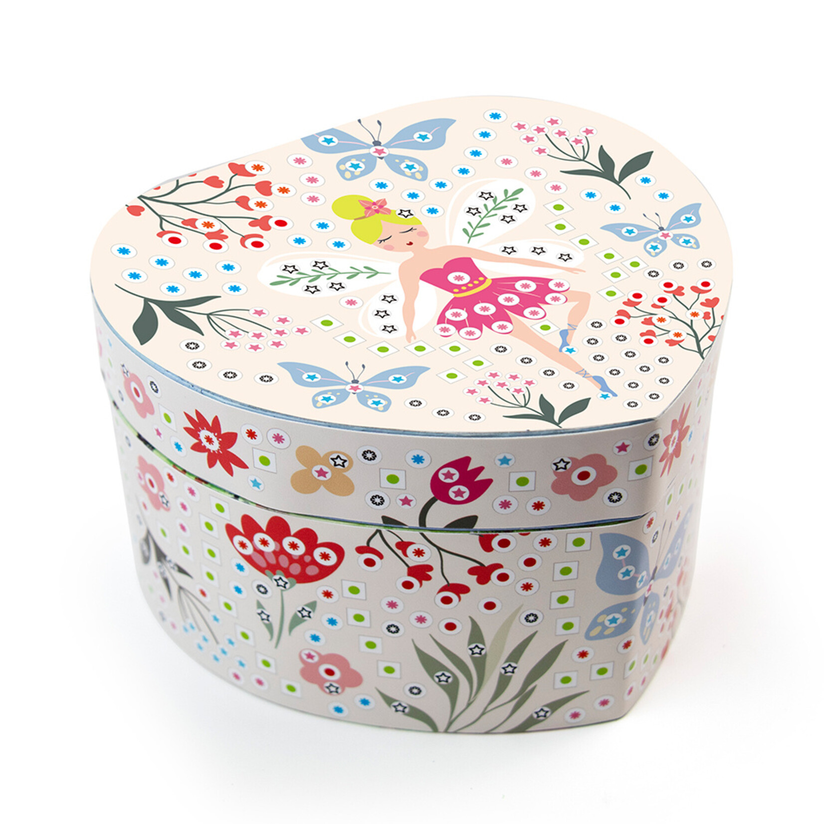 Sycomore Stick'N Fun - Boîte à musique Coeur Ballerine (Multilingue)