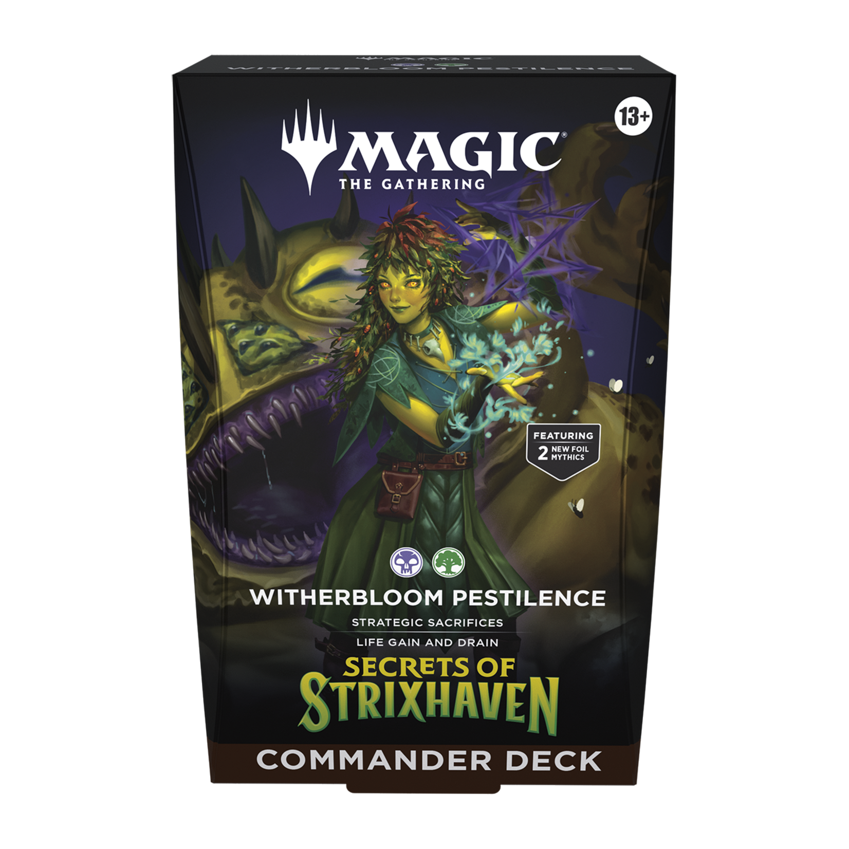 Wizard of the coast PRÉCOMMANDE - Magic the Gathering - Secrets of Strixhaven - Commander Deck - Witherbloom Pestilence