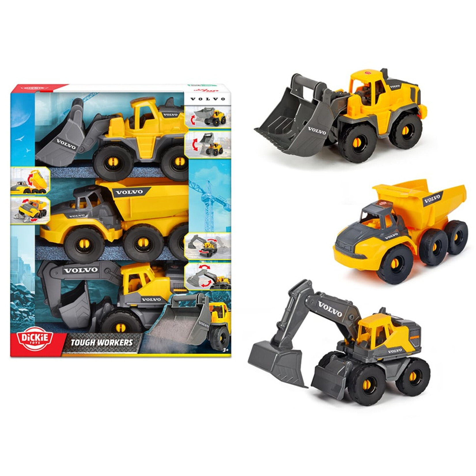 Dickie Toys Dickie - Volvo Unité de travaux lourds