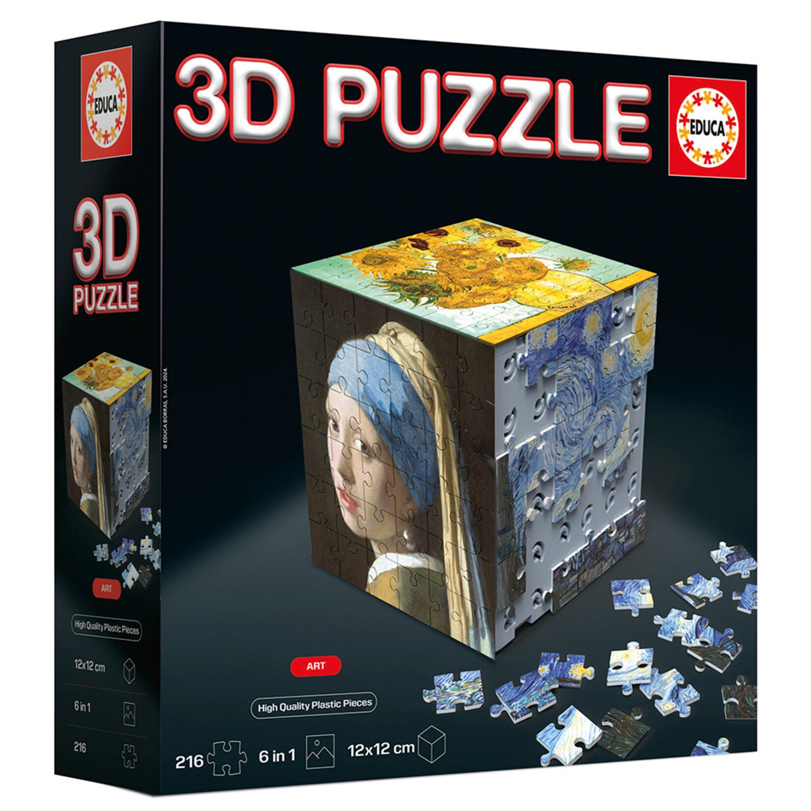 Educa PZ3D216 - Cube - Art