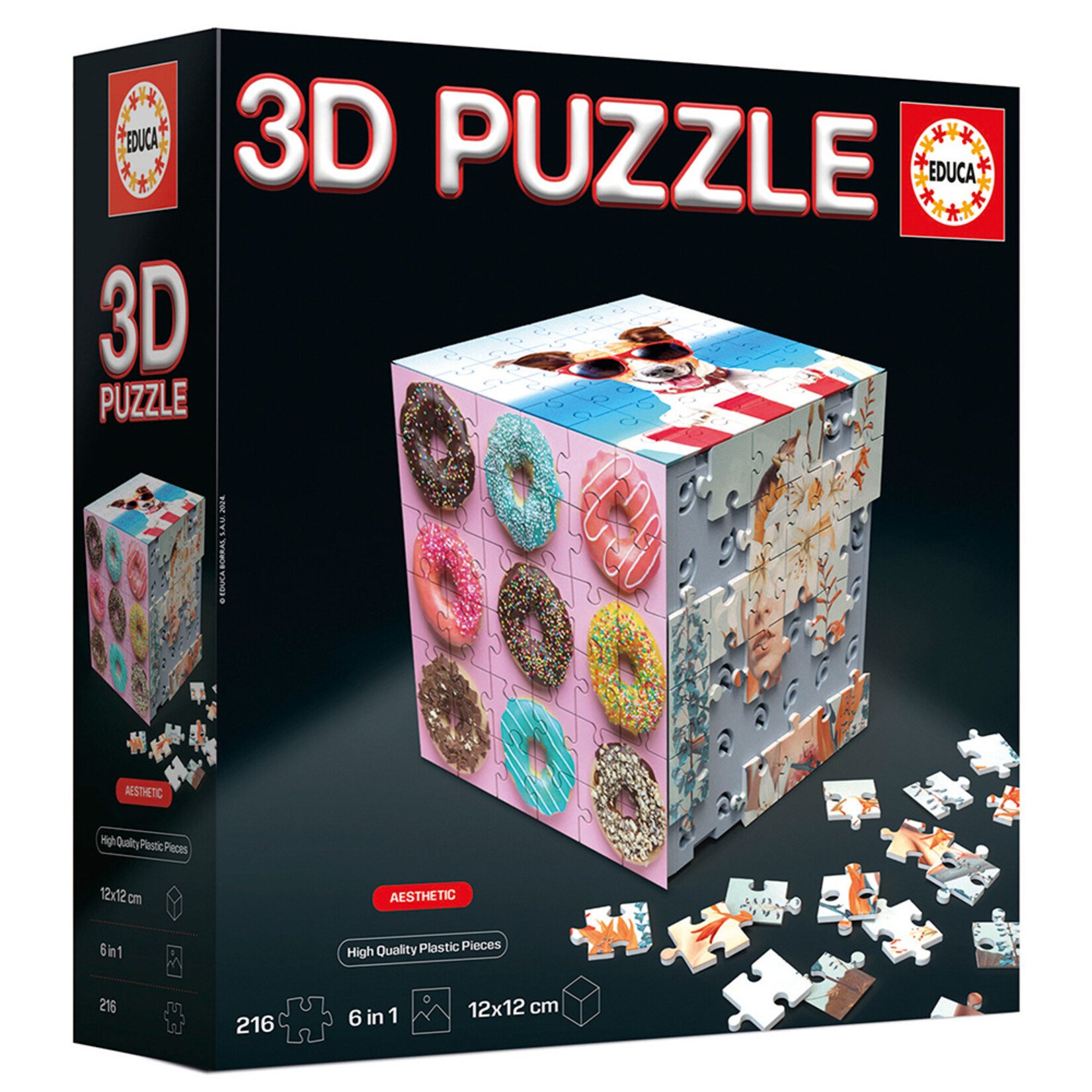 Educa PZ3D216 - Cube - Aesthetic