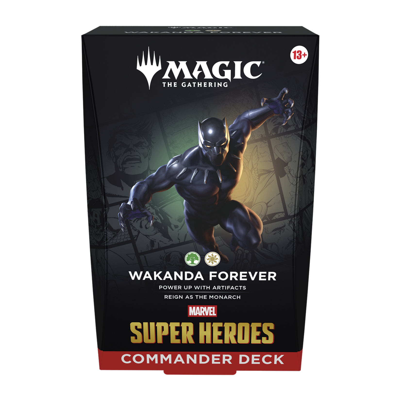 Wizard of the coast Magic the Gathering - Marvel Super Heroes - Commander Deck - Wakanda Forever