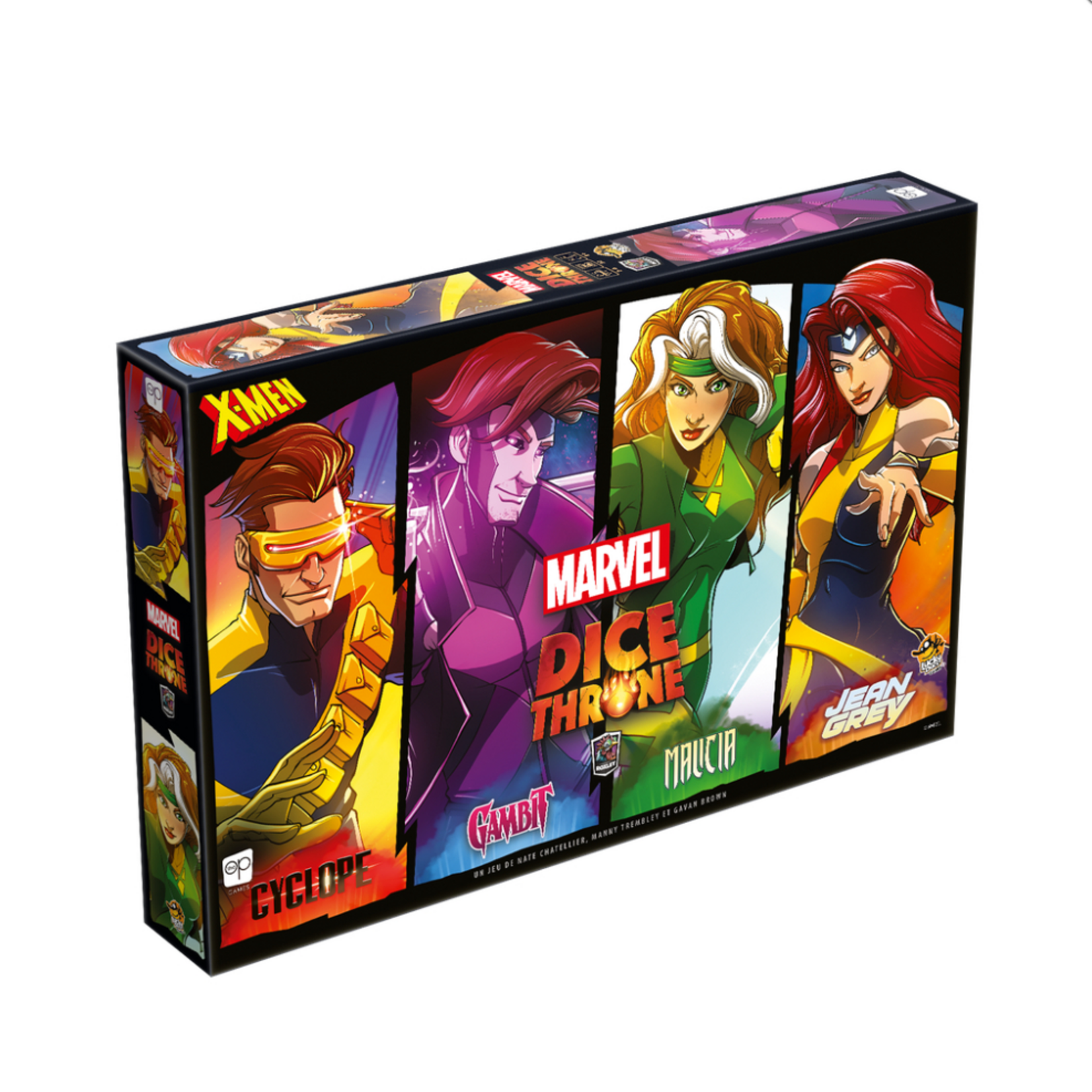 Lucky Duck Dice Throne - Marvel X-Men - Cyclope vs Gambit vs Malicia vs Jean Grey FR