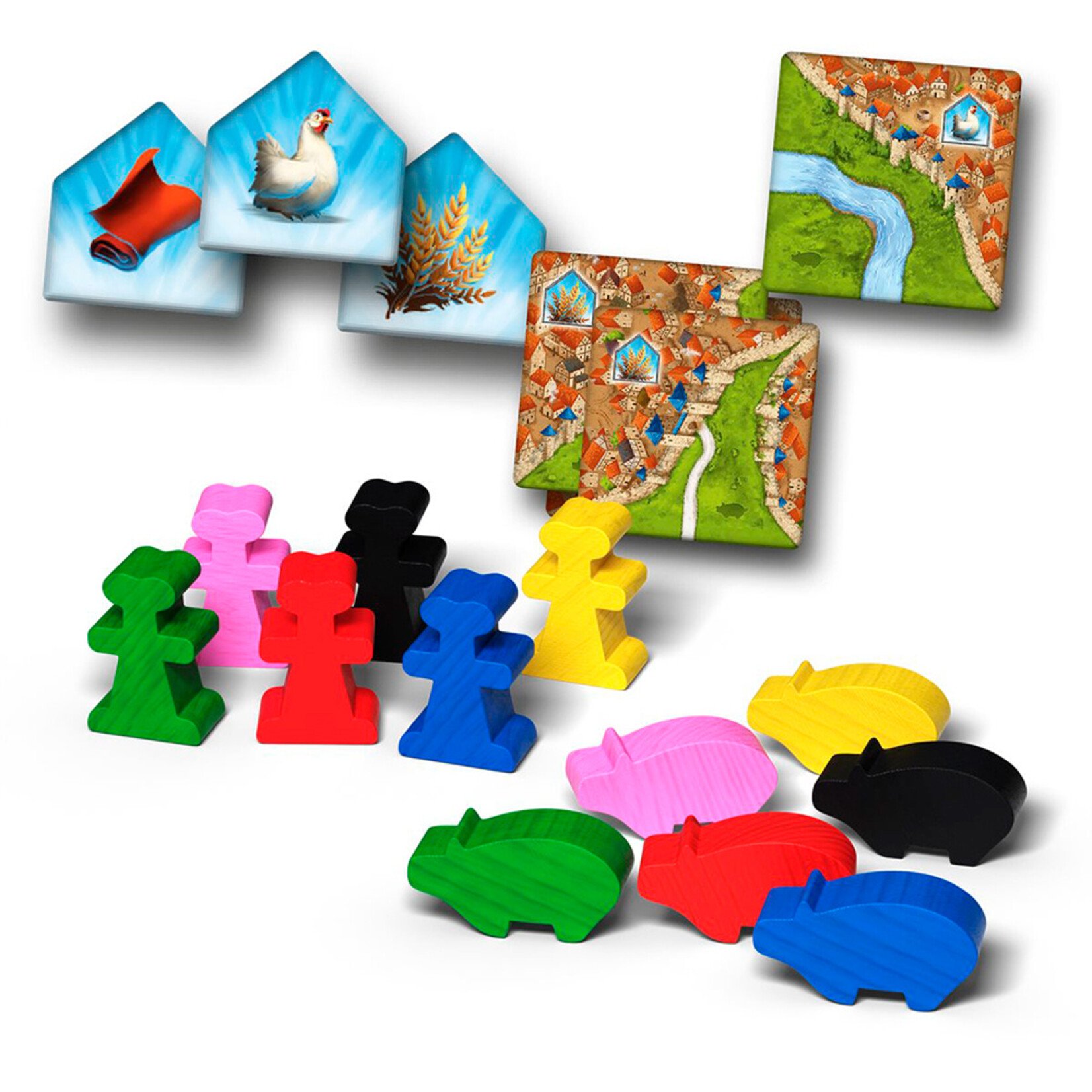 Z-Man Games Carcassonne - Ext 2 - Marchands & Batisseurs FR
