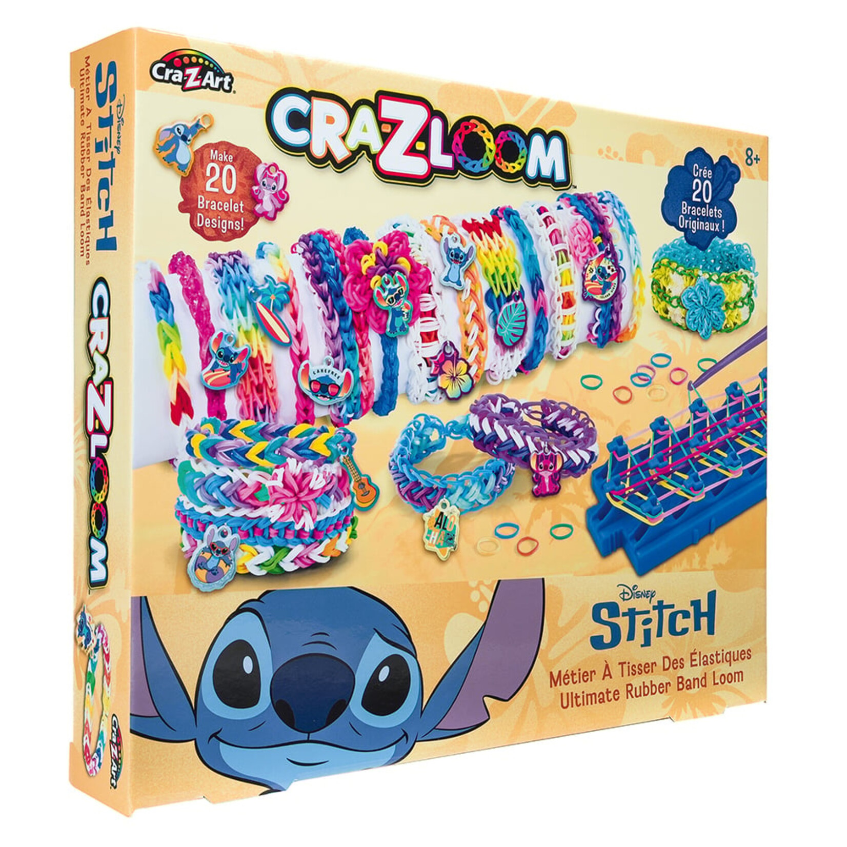 Cra-Z-Loom - Métier à tisser des élastiques - Stitch (Multilingue)