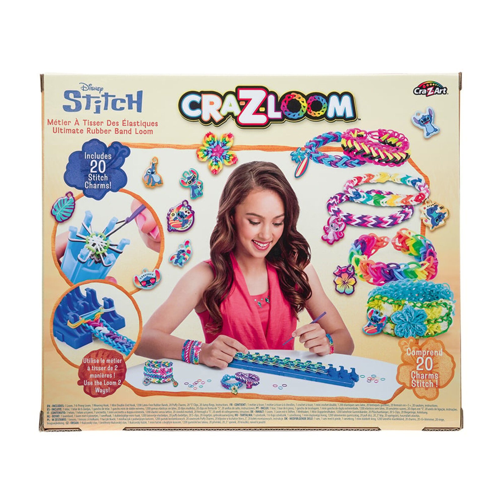 Cra-Z-Loom - Métier à tisser des élastiques - Stitch (Multilingue)