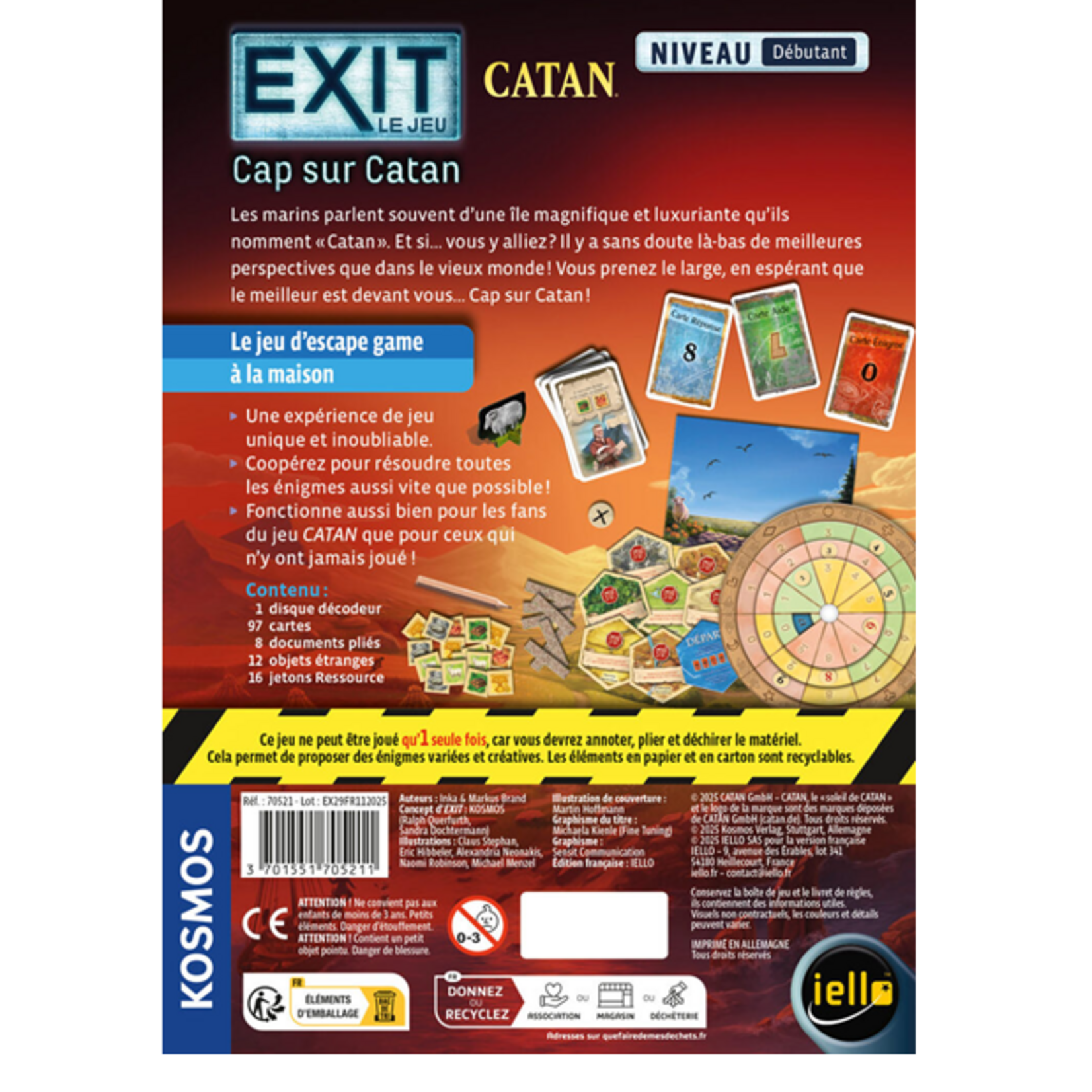 Iello EXIT - Cap sur Catan FR