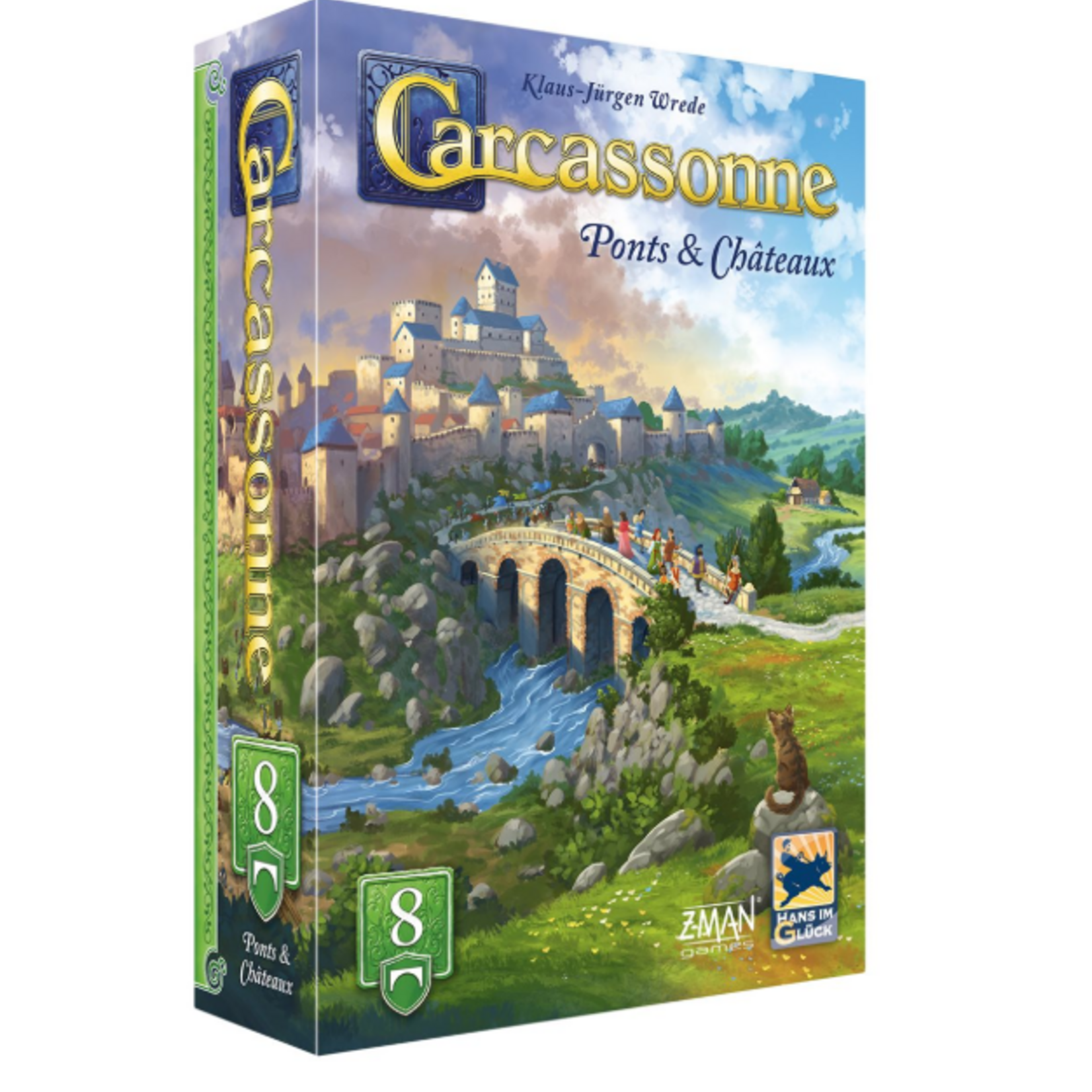 Z-Man Games Carcassonne - Ext 8 - Ponts, Forteresses & Bazars (Refresh)