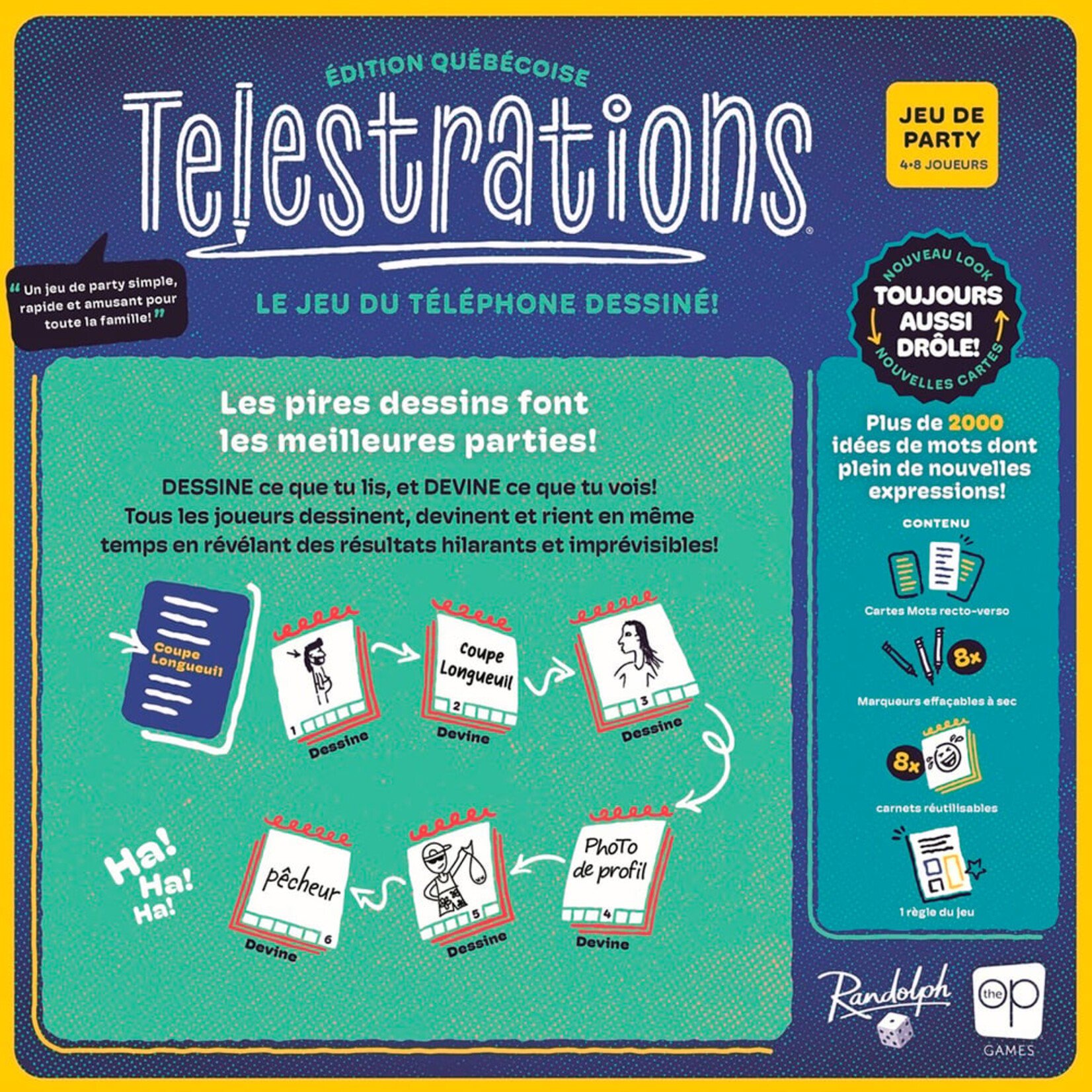 Op Games Telestrations - Édition Québecoise (Refresh) FR
