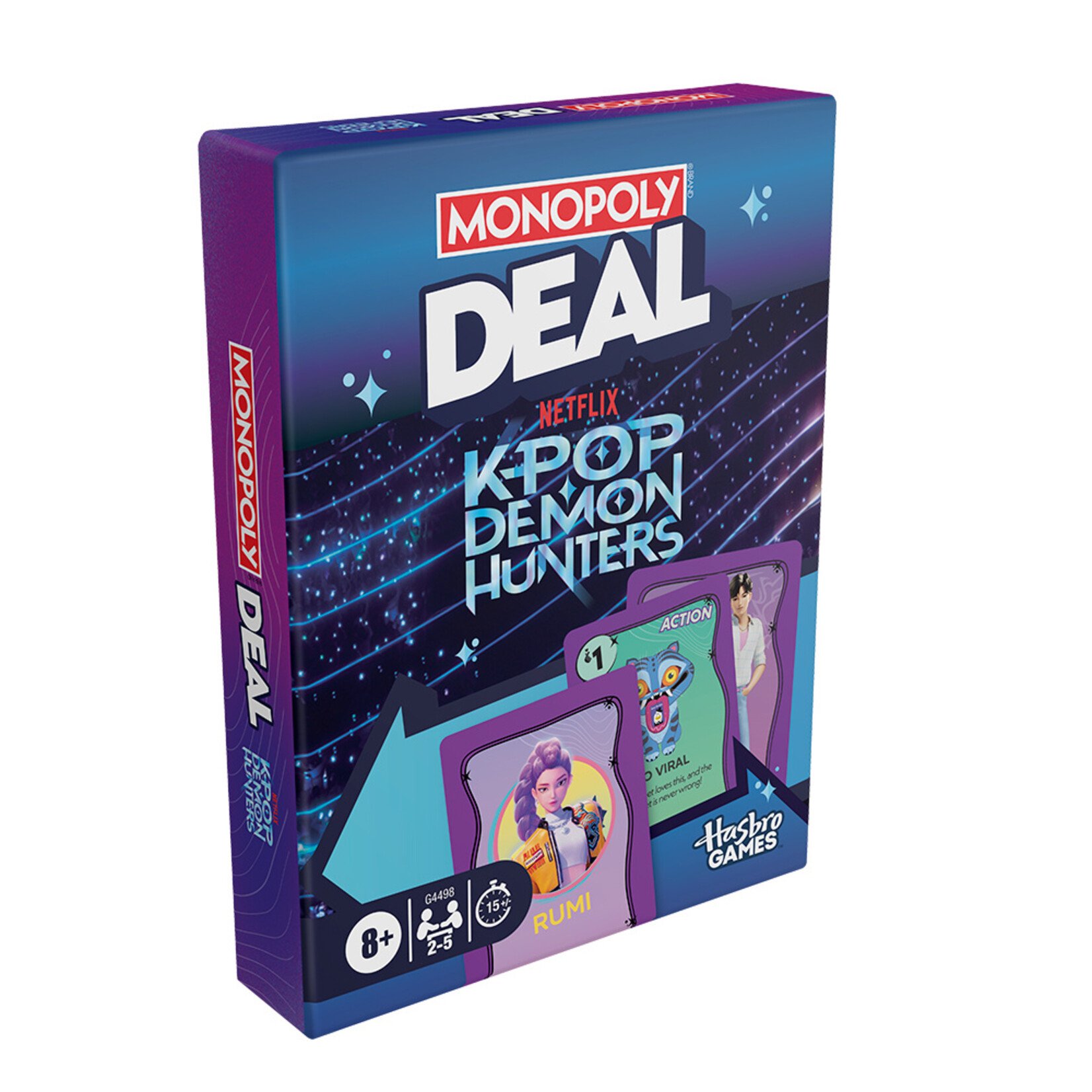 Hasbro Jeu Monopoly Deal K-Pop Demon Hunters (Multilingue)