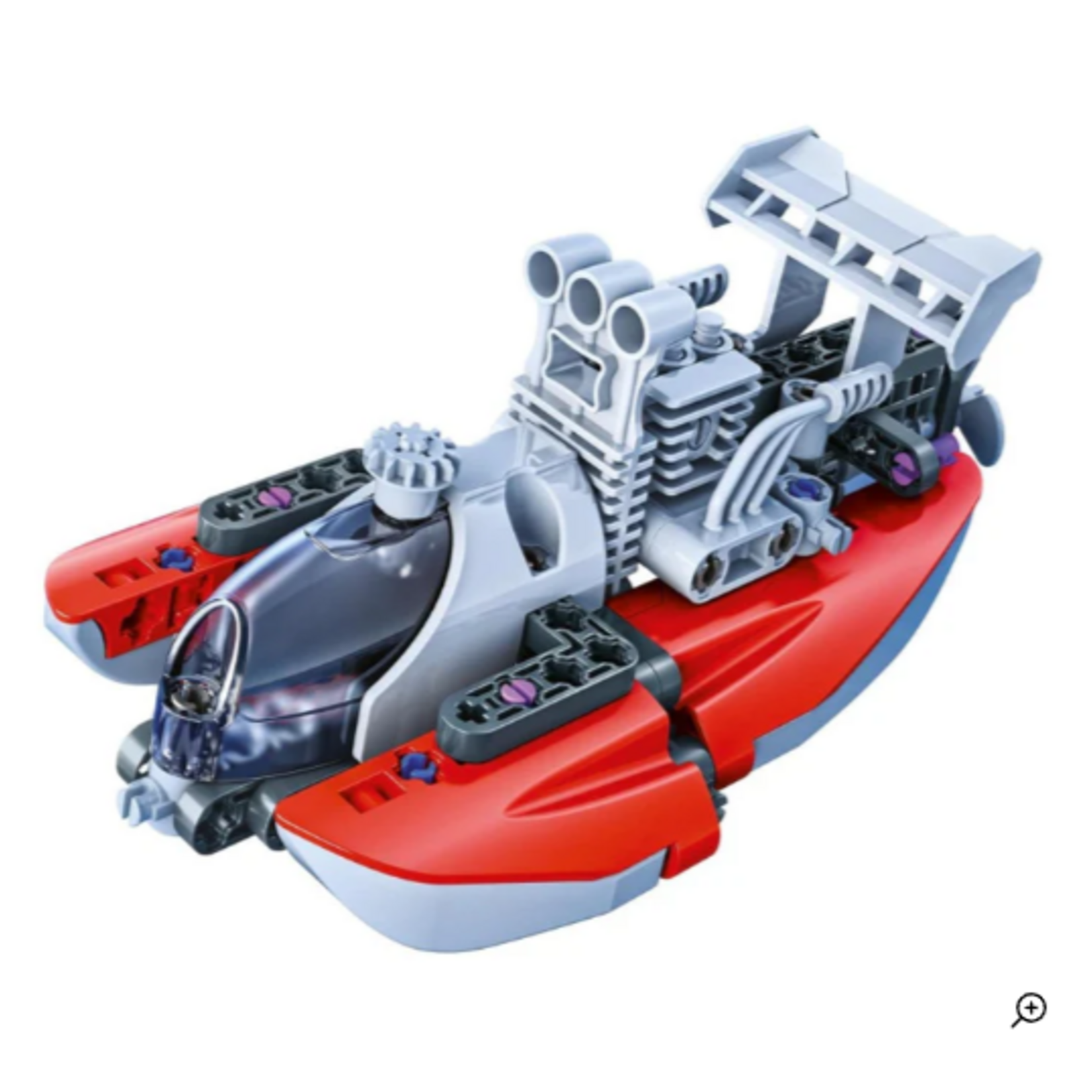 Clementoni Science & Jeu - Atelier Ménanique - Bateau à moteur FR