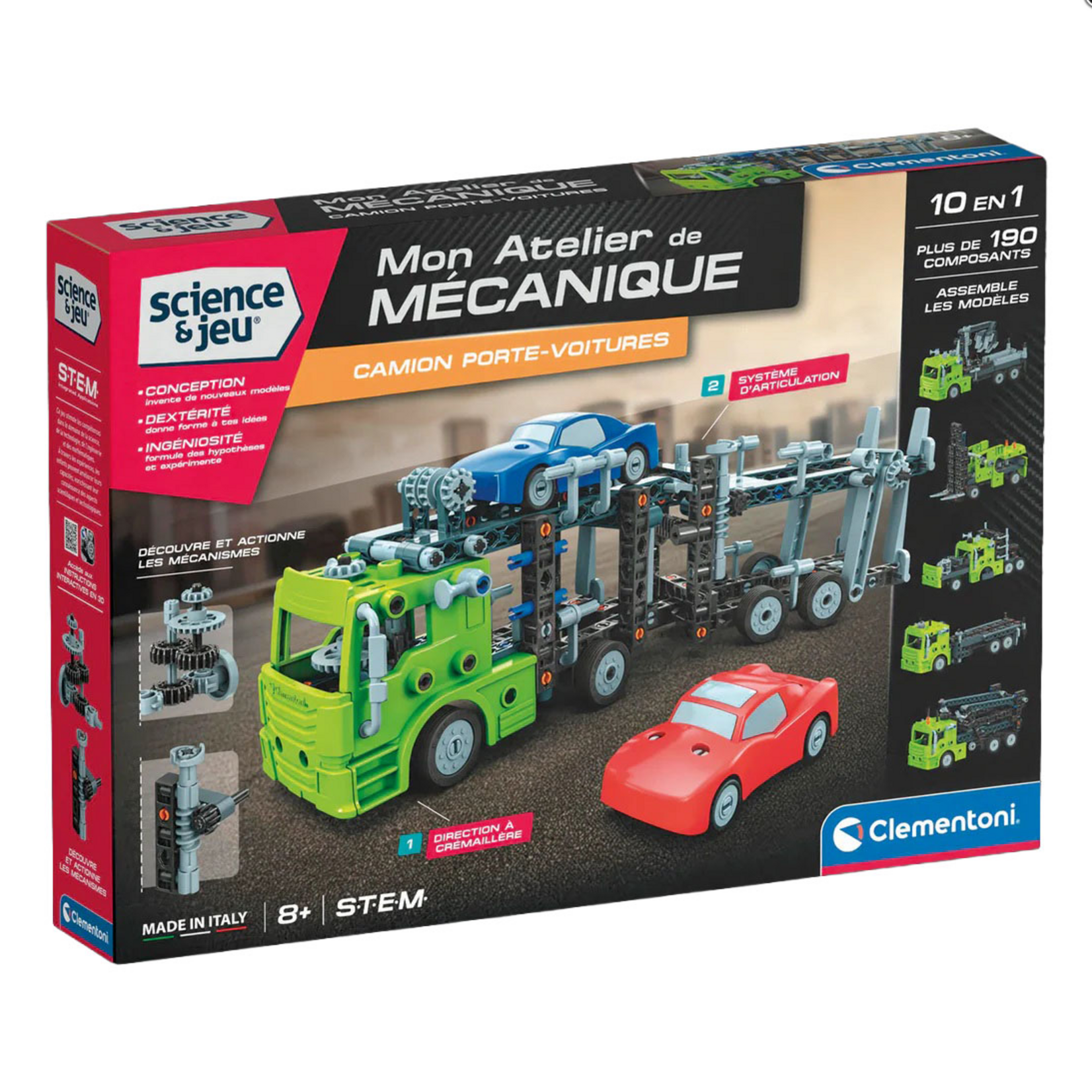 Clementoni Science & Jeu - Atelier Ménanique - Transporteur FR