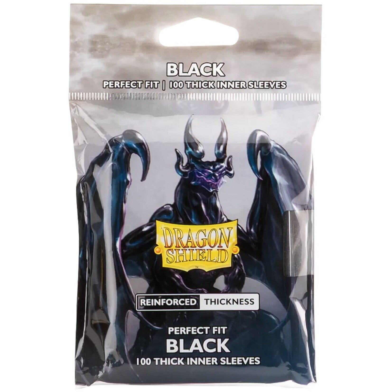Dragon Shield Dragon Shield - Sleeves Perfect Fit - Black - Paquet de 100 Thick Inner Sleeves