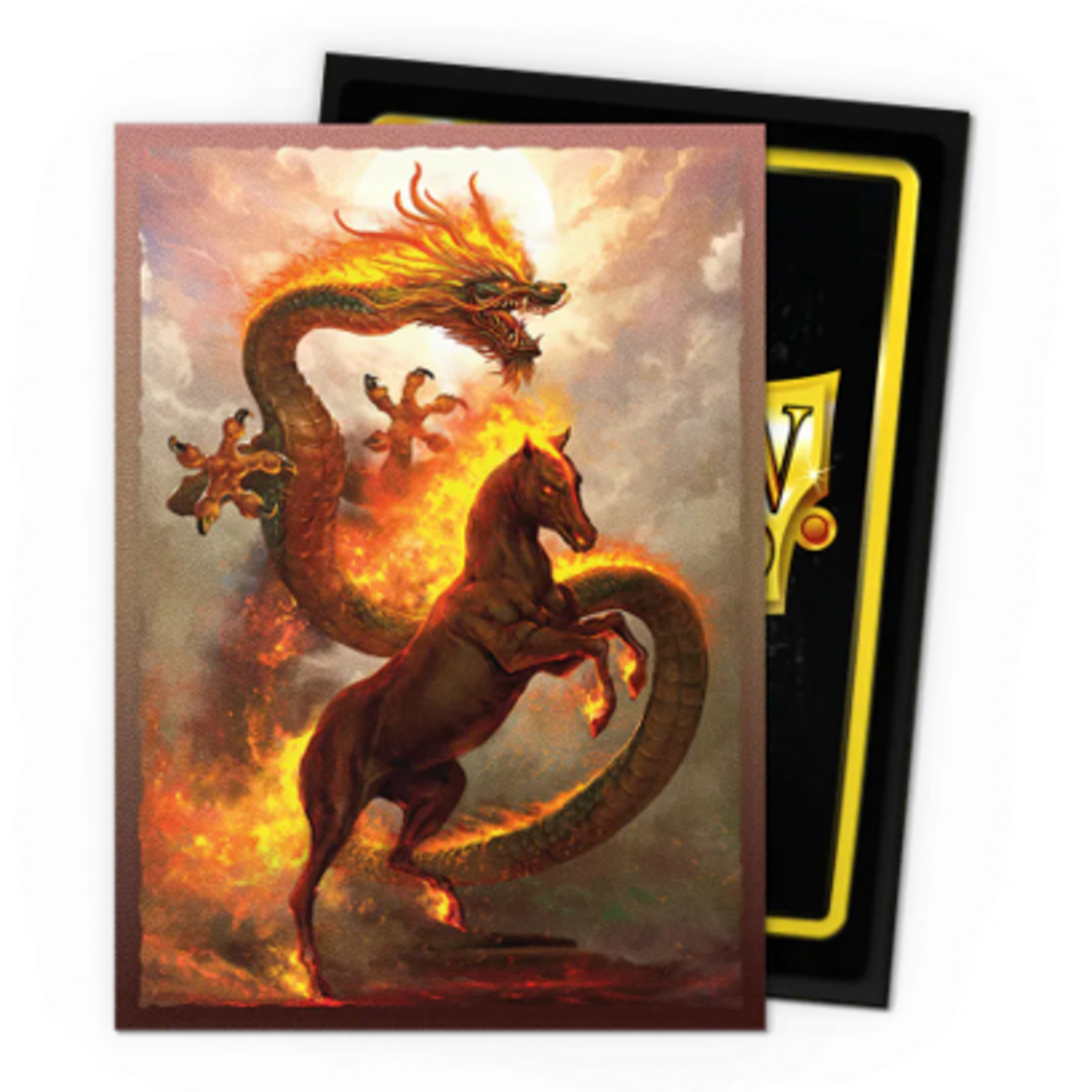 Dragon Shield Dragon Shield - Dual Art Sleeves - Fire Horse (100)