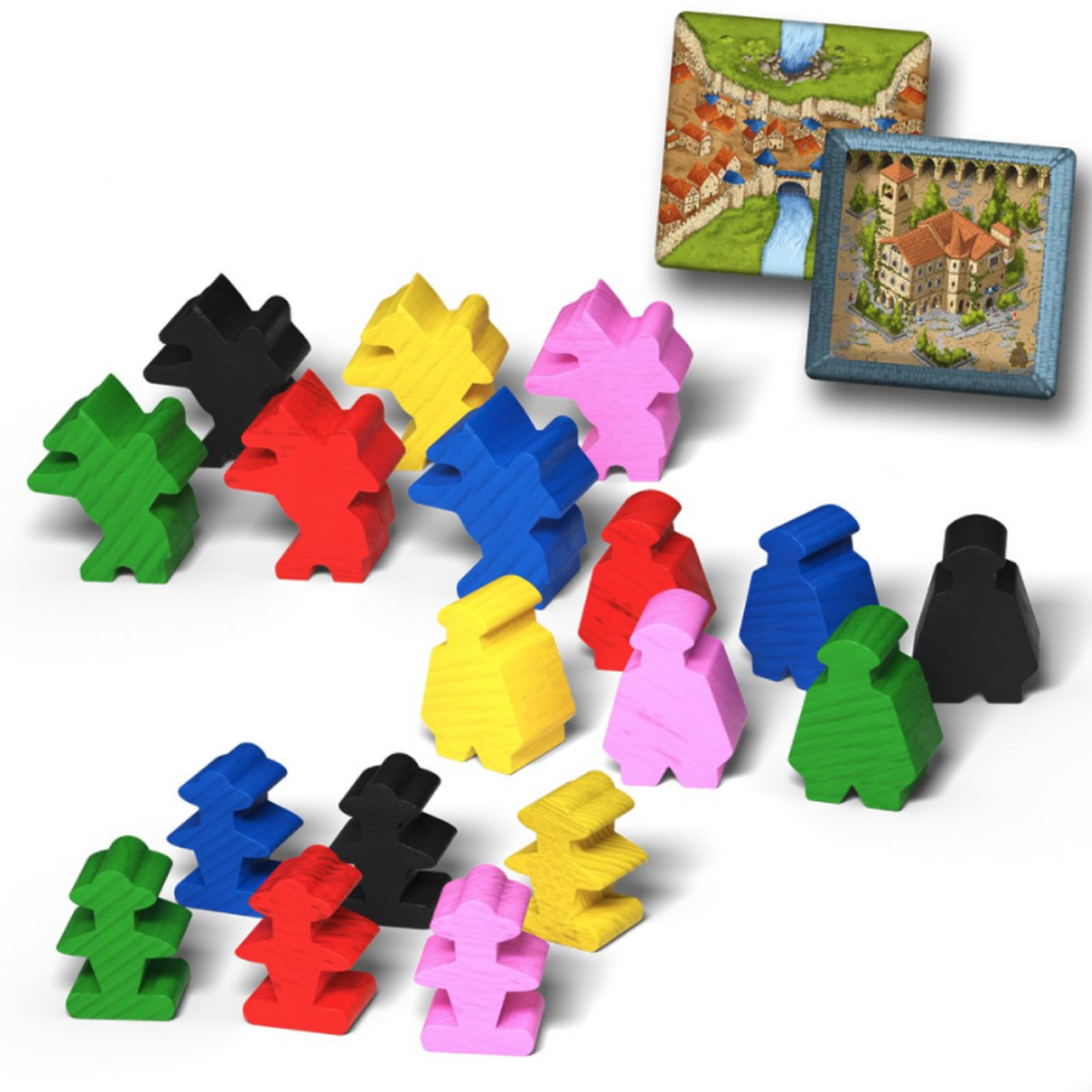 Z-Man Games Carcassonne - Ext 5 - Maires et Messagers (Refresh)
