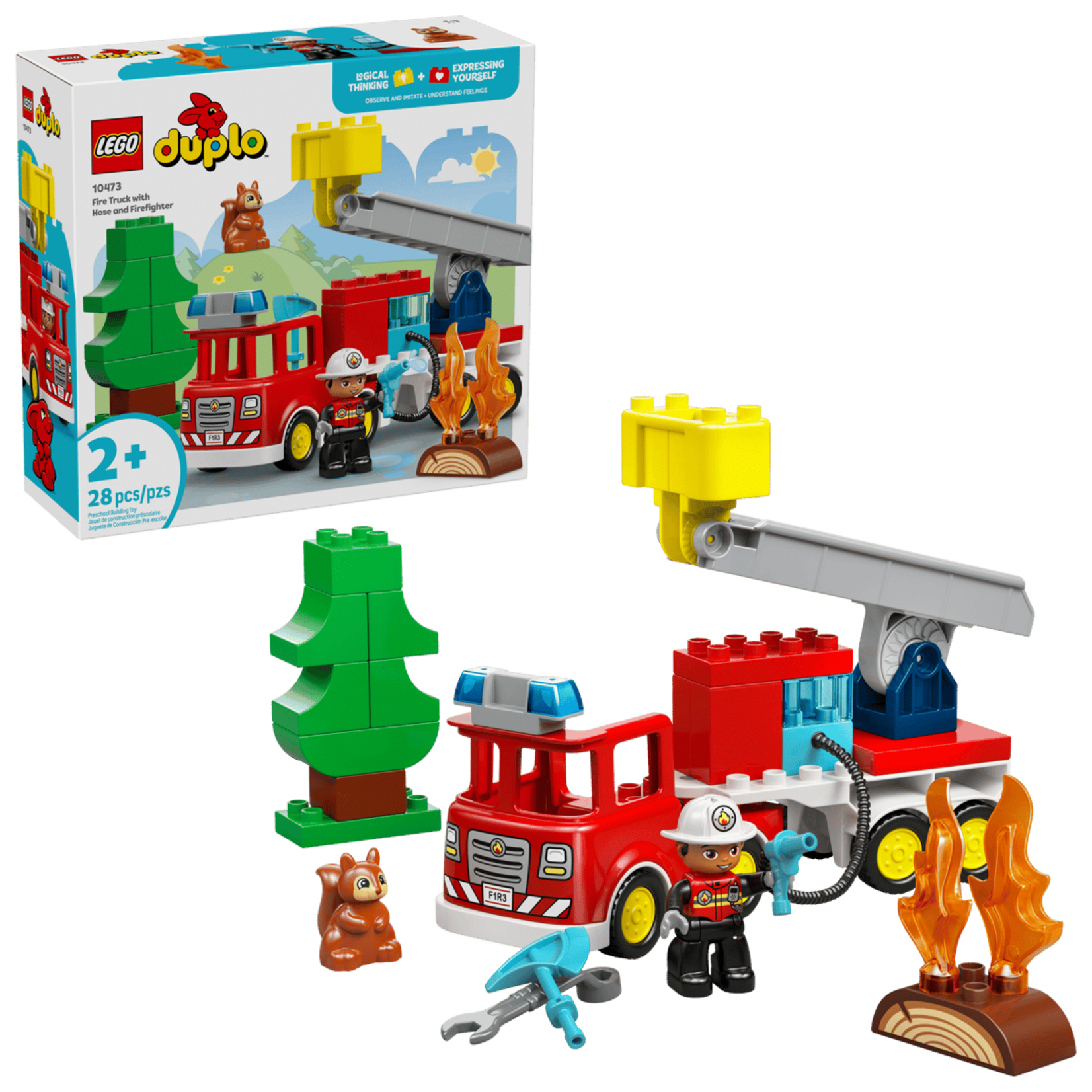 Lego Lego - 10473 - Duplo - Le camion de pompiers (Multilingue)