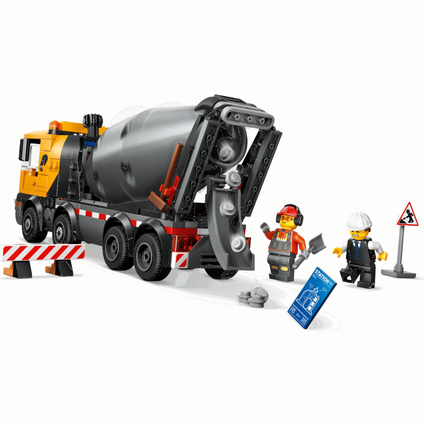 Lego Lego - 60478 - City - La bétonnière (Multilingue) (Ramassage seulement)