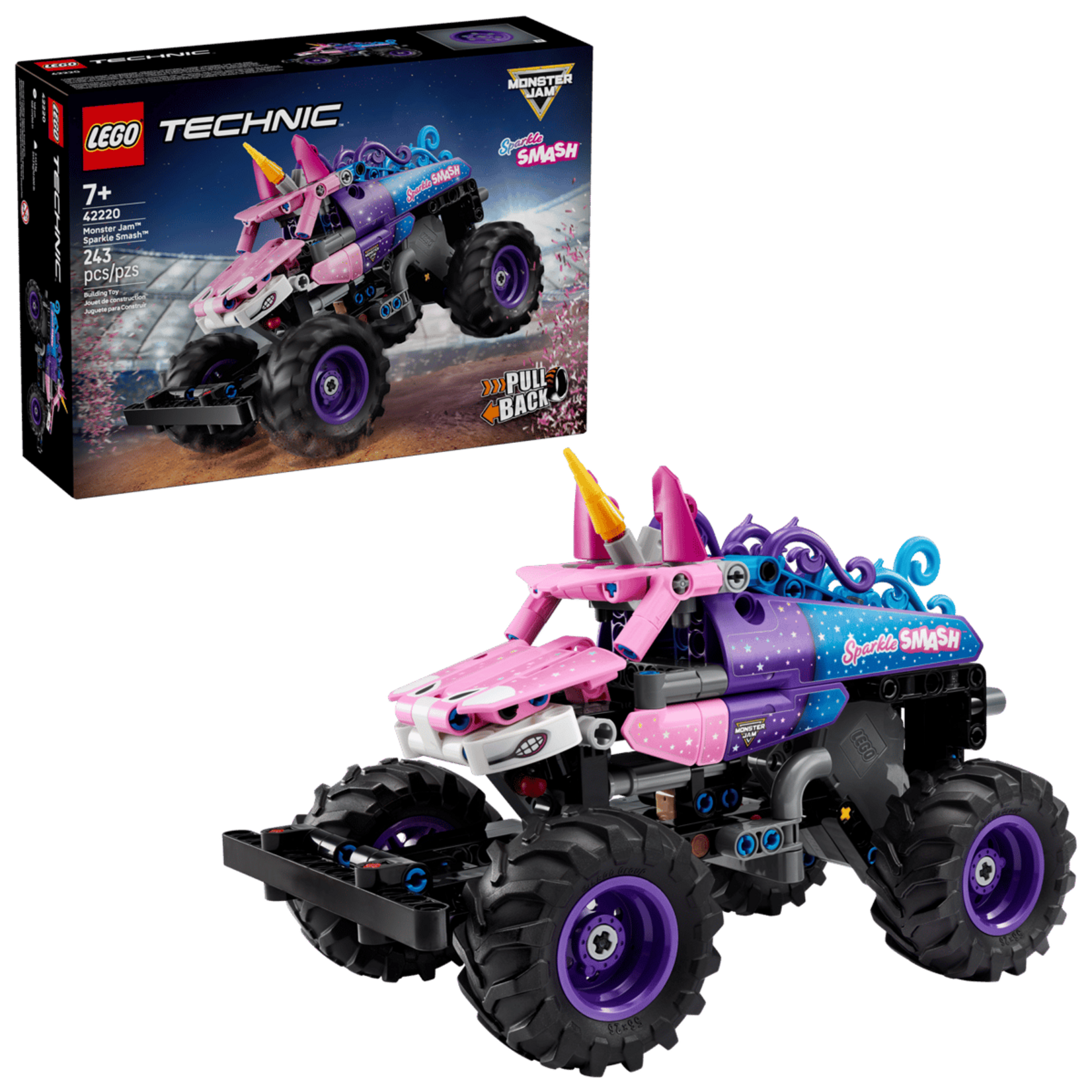 Lego Lego - 42220- Technic - Monster Jam Sparkle Smash à rétrofriction (Multilingue) (Ramassage seulement)