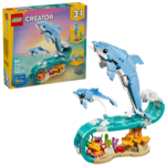 Lego Lego - 31385 - Creator - Animaux marins - Les beaux dauphins (Multilingue) (Ramassage seulement)
