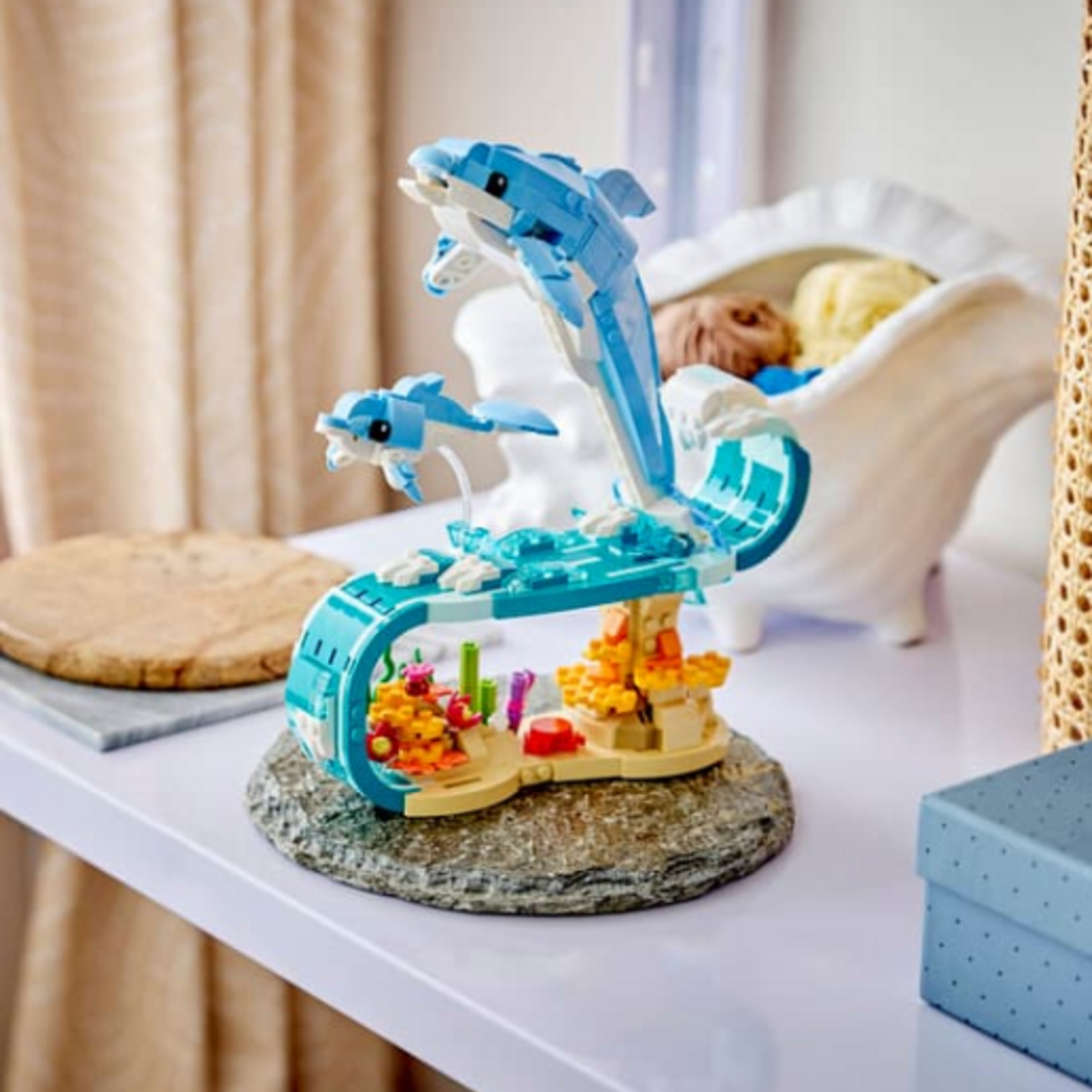 Lego Lego - 31385 - Creator - Animaux marins - Les beaux dauphins (Multilingue) (Ramassage seulement)