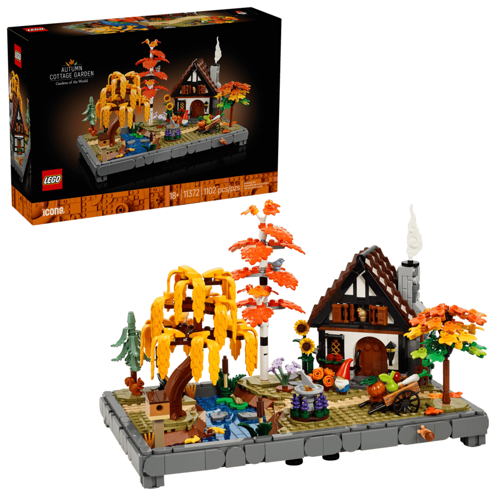 Lego Lego - 11372 - Icons - Le jardin du chalet d'automne (Multilingue) (Ramassage seulement)