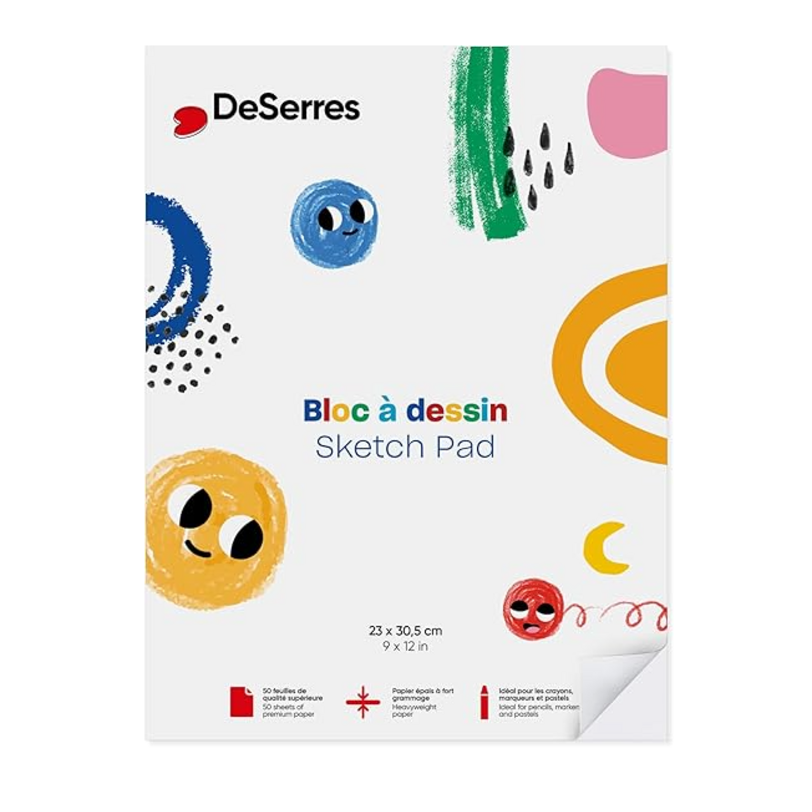 Deserres DeSerres - Bloc de 50 pages à dessin