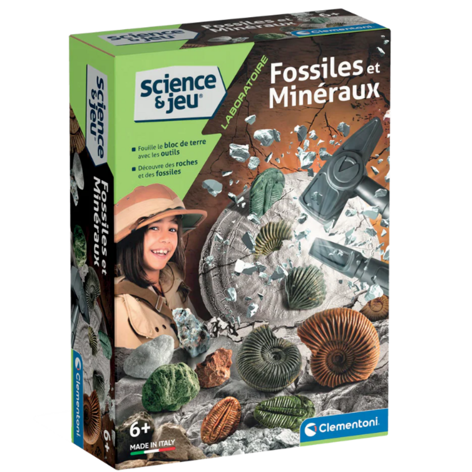 Clementoni Science & Jeu - Fossiles et Minéraux