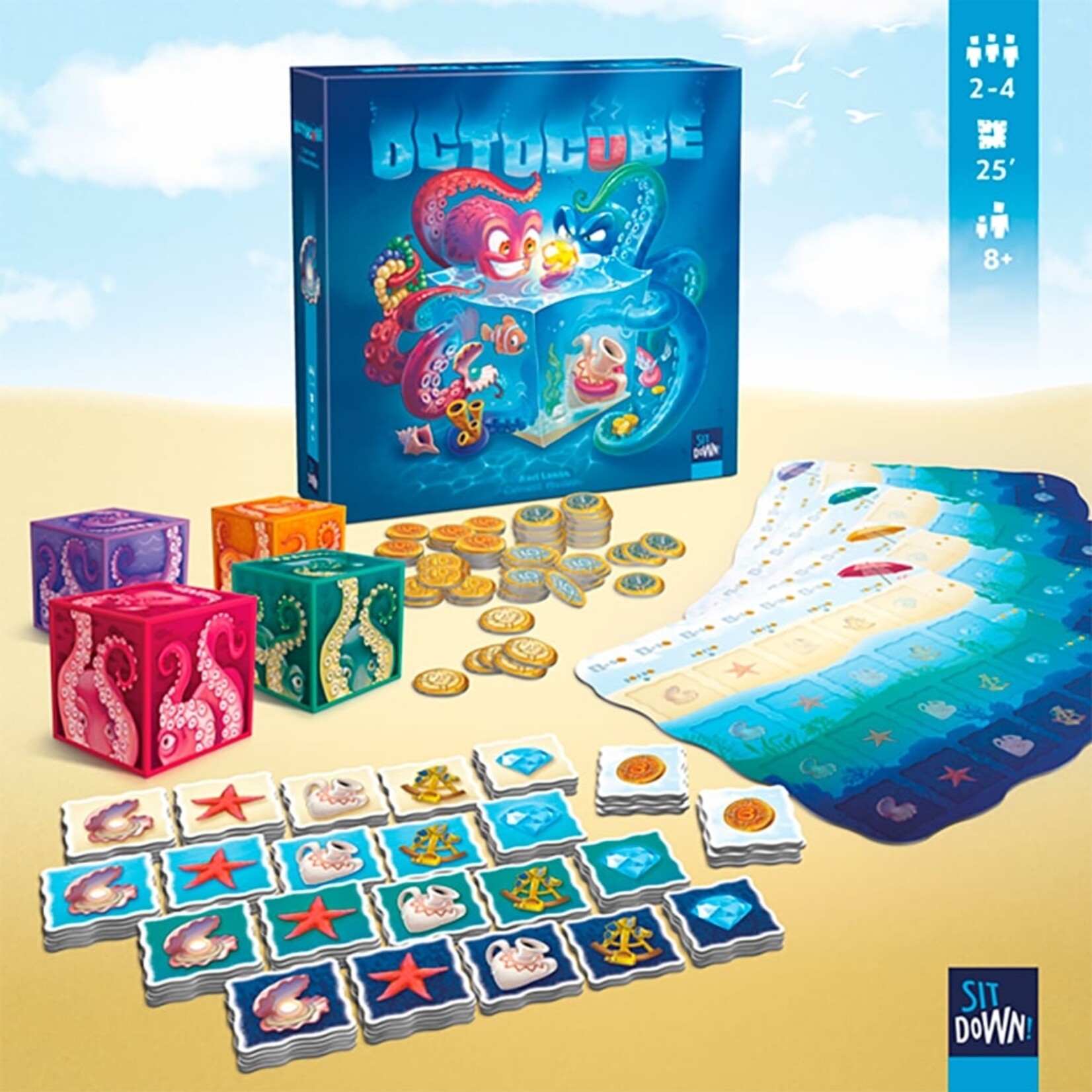 Sit Down! Octocube (Multilingue)