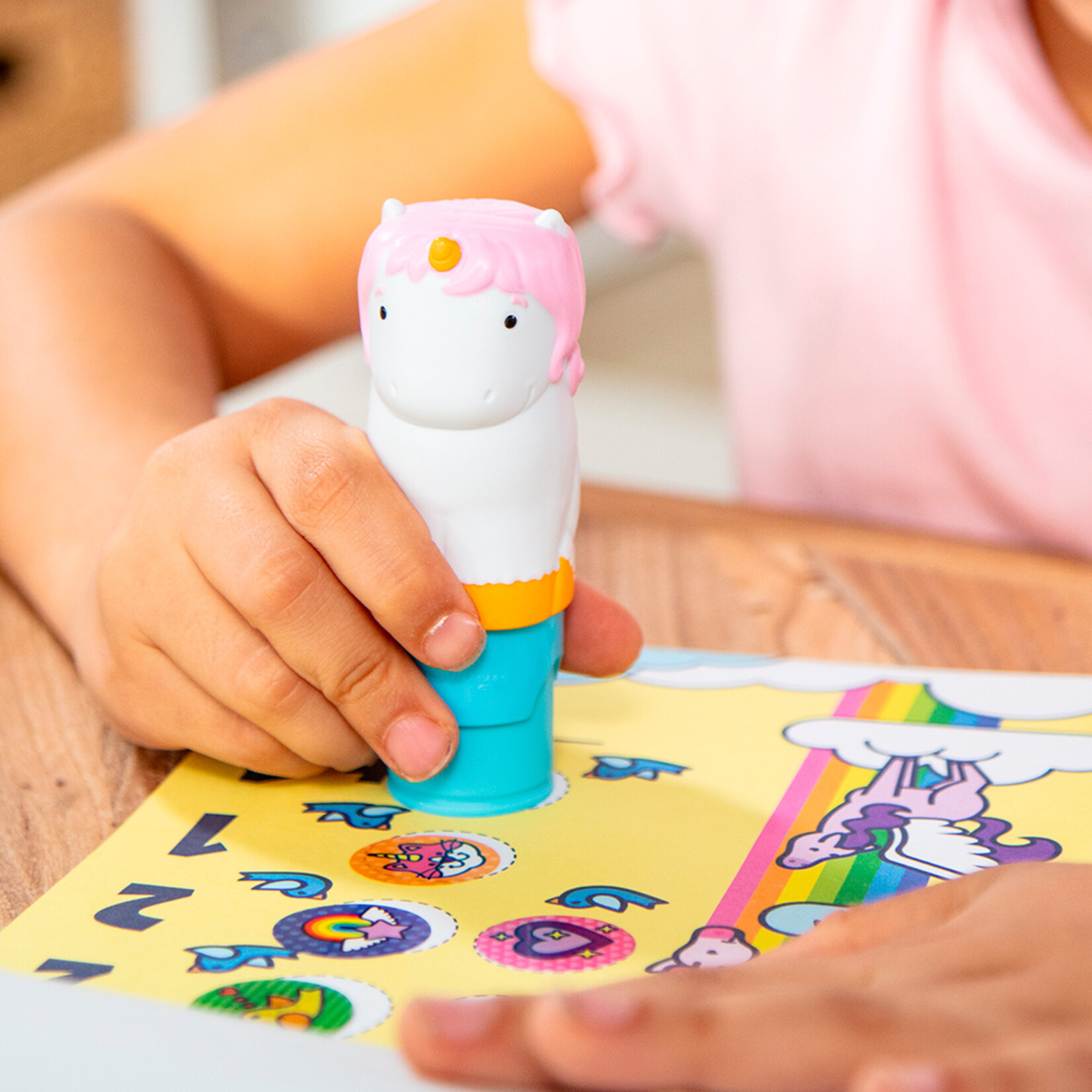 Melissa & Doug Sticker Wow! - Bloc & estamp collant - Licorne (Refresh)