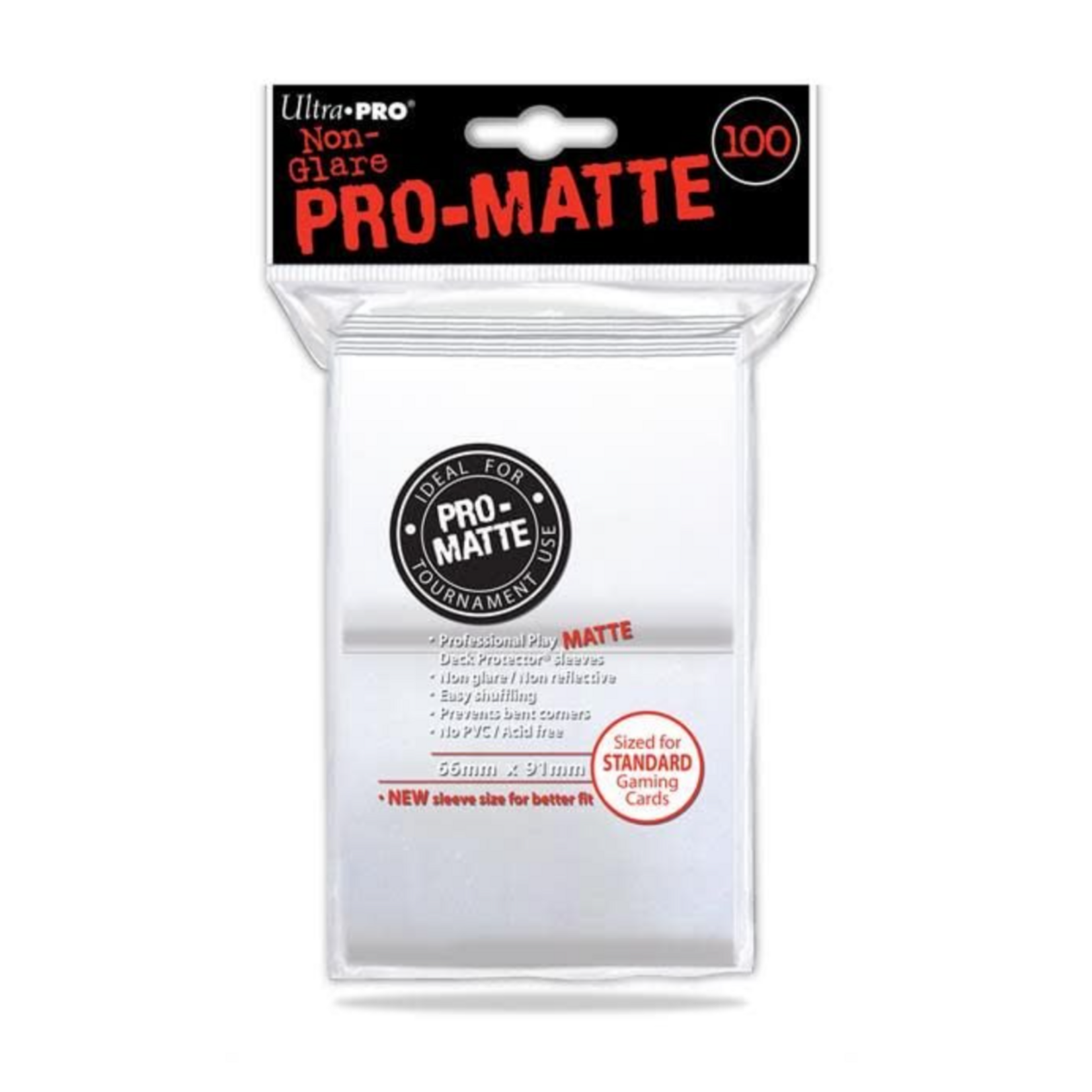 Ultra-Pro Deck Protector sleeves - Pro-Matte - White (100)