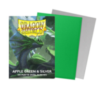 Dragon Shield Dragon Shield - 100 Matte Dual Sleeves - Apple Green & Silver
