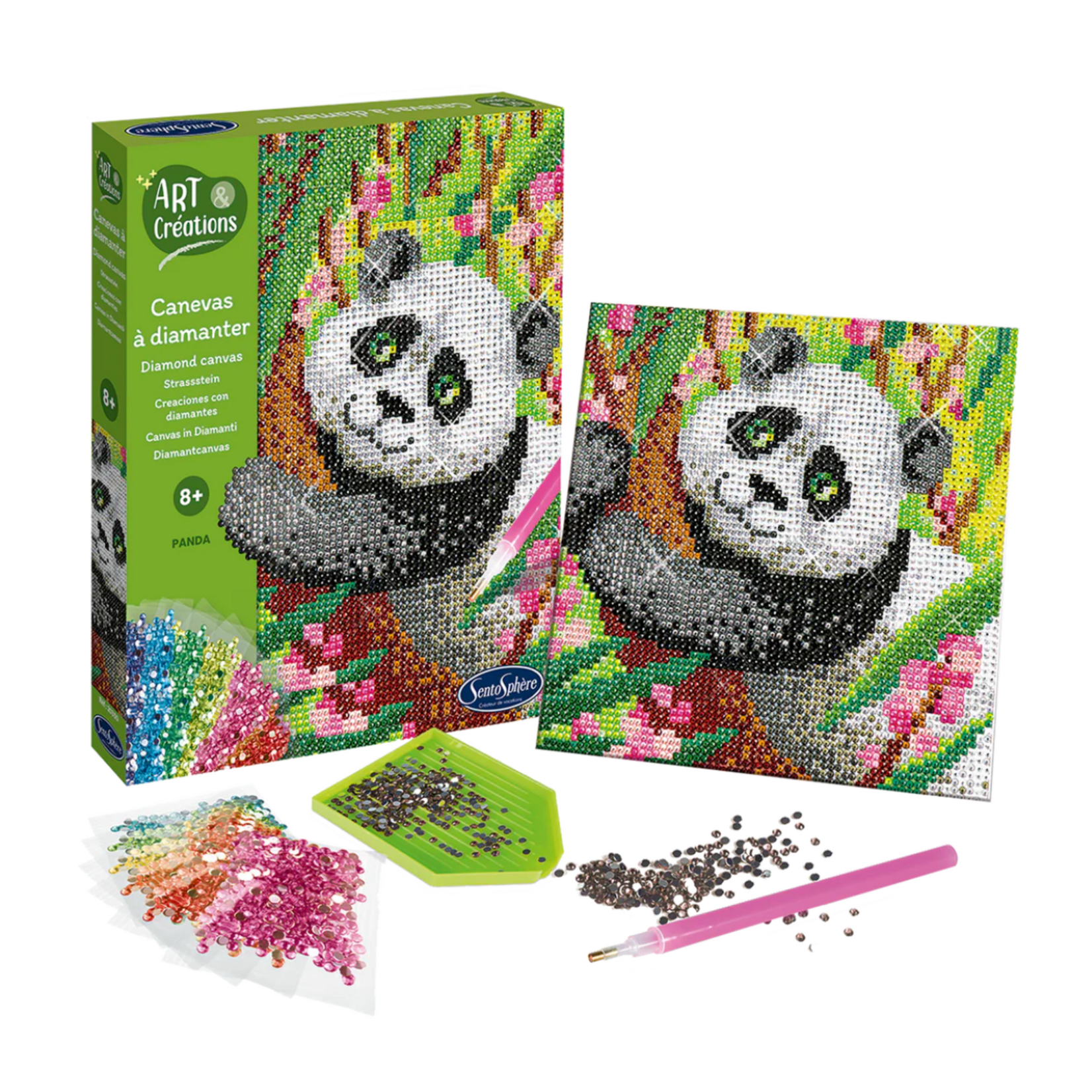 SentoSphere Tableau à diamanter - Panda