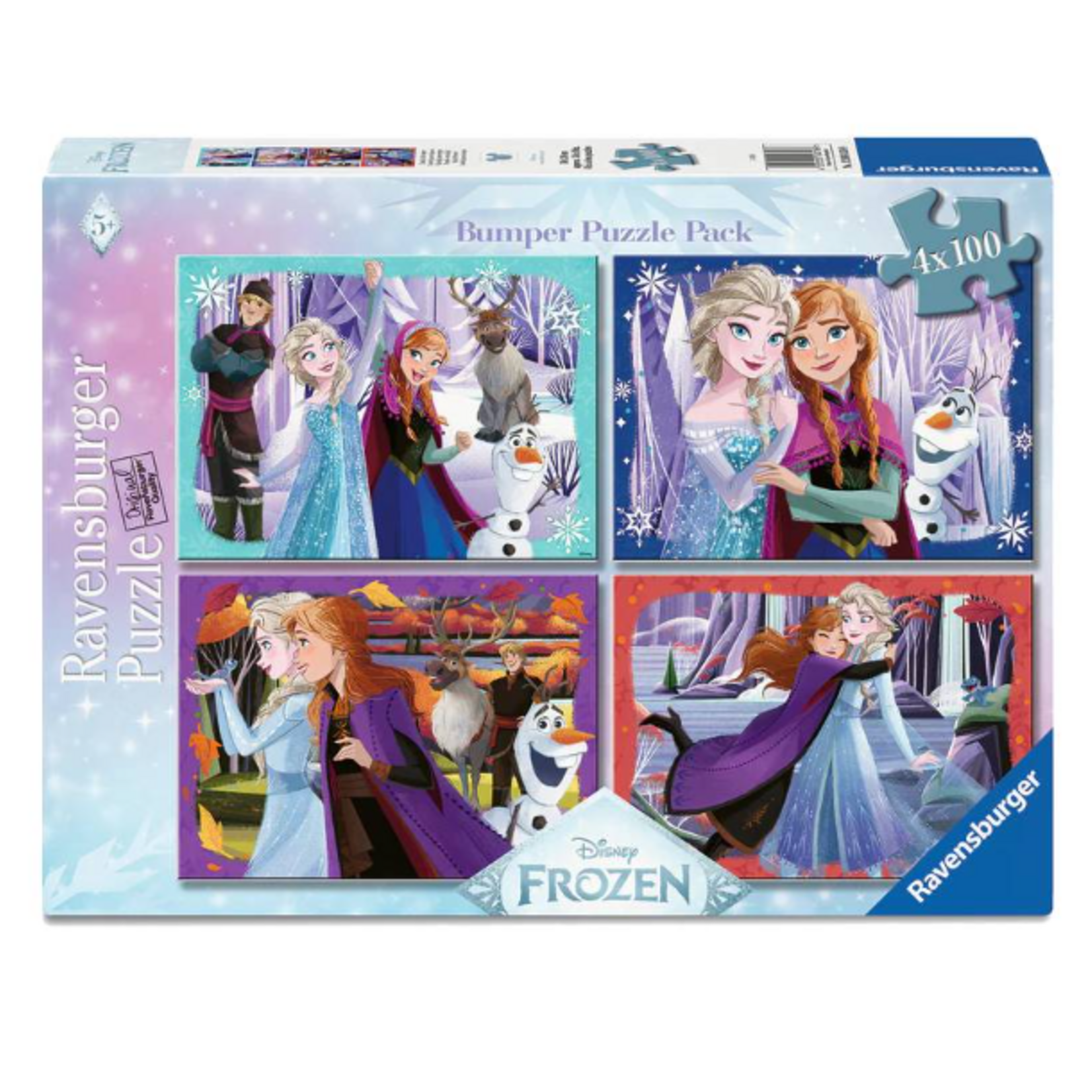 Ravensburger PZ4X100 - La reine des neiges