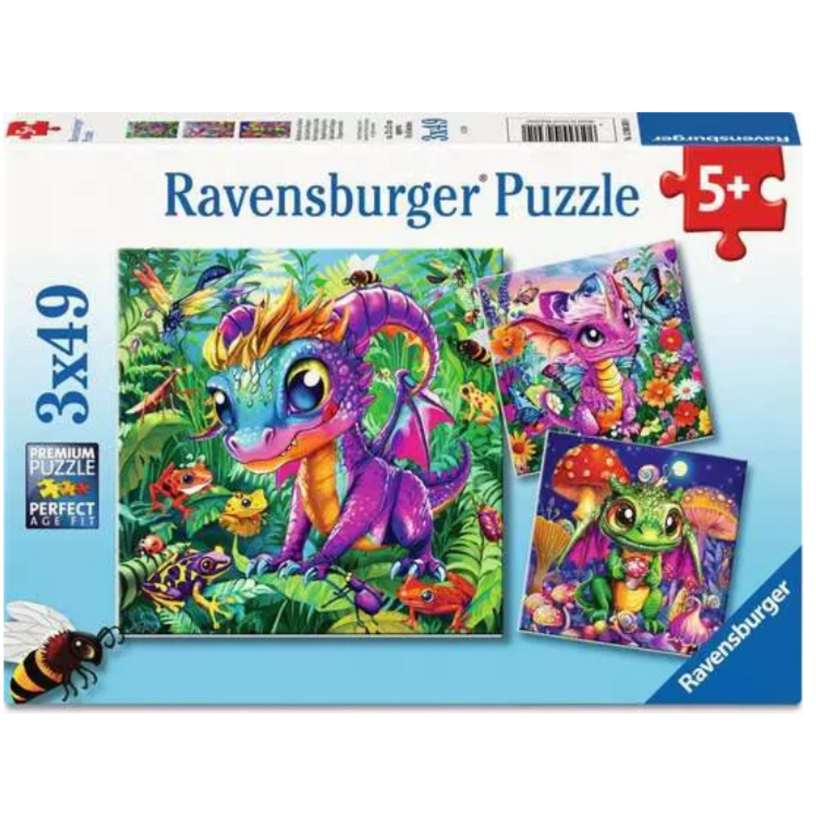 Ravensburger PZ3X49 - Bébé dragon du jardin