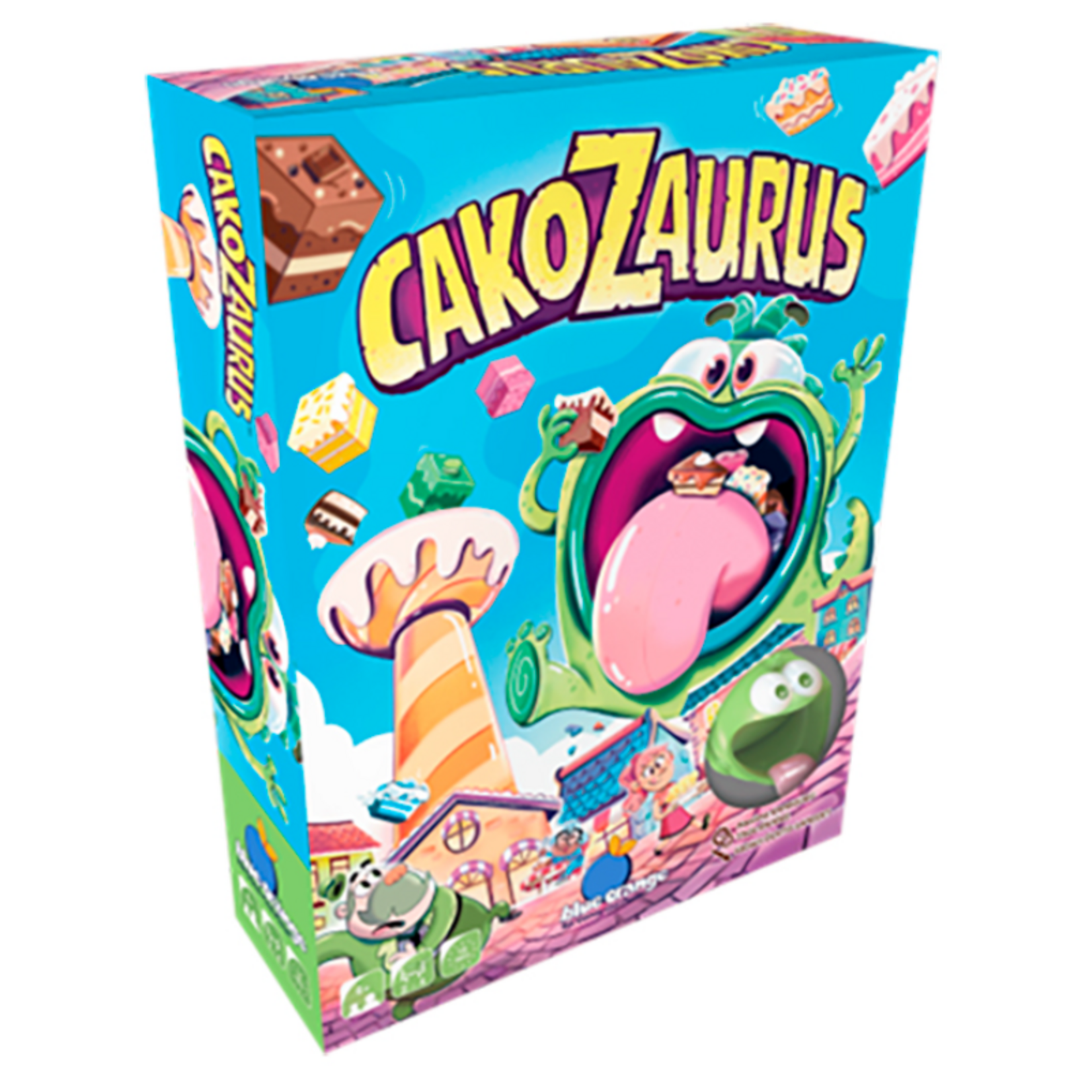 Blue Orange Cakozaurus (Multilingue)