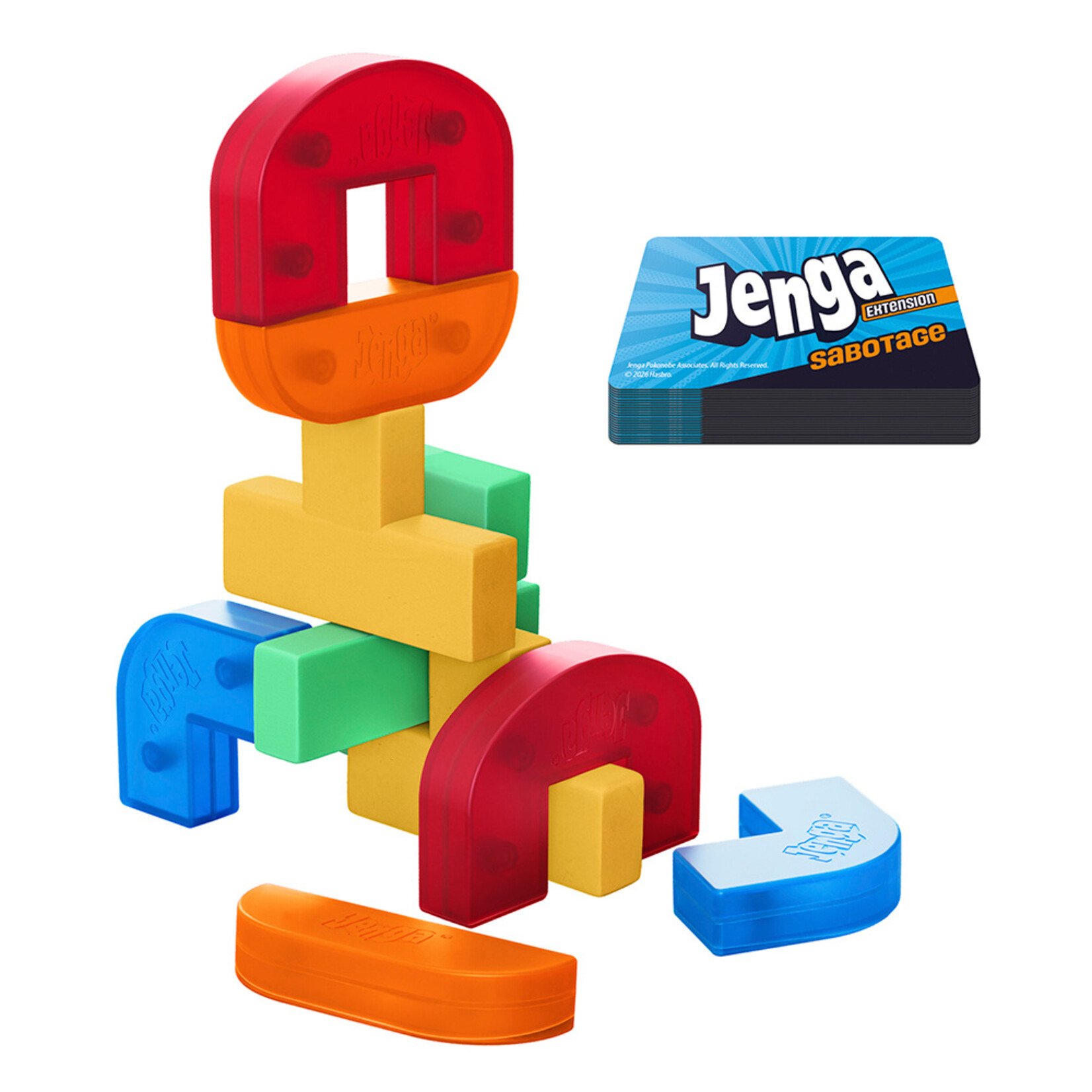 Hasbro Jenga - Extension - Sabotage (Multilingue)