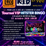 Table à 4 pour Tournoi Hitster Bingo VIP Pizza 900
