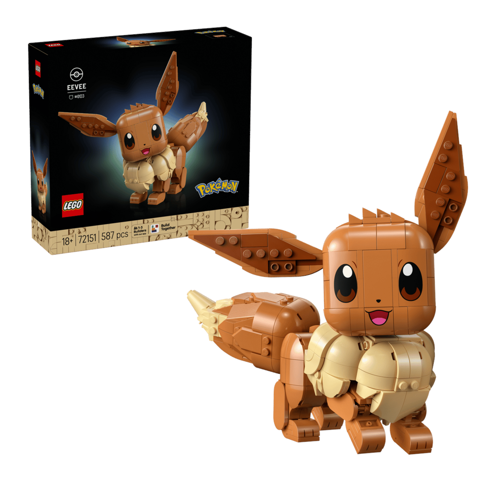 Lego Lego - 72151 - Pokémon - Évoli (Ramassage seulement)