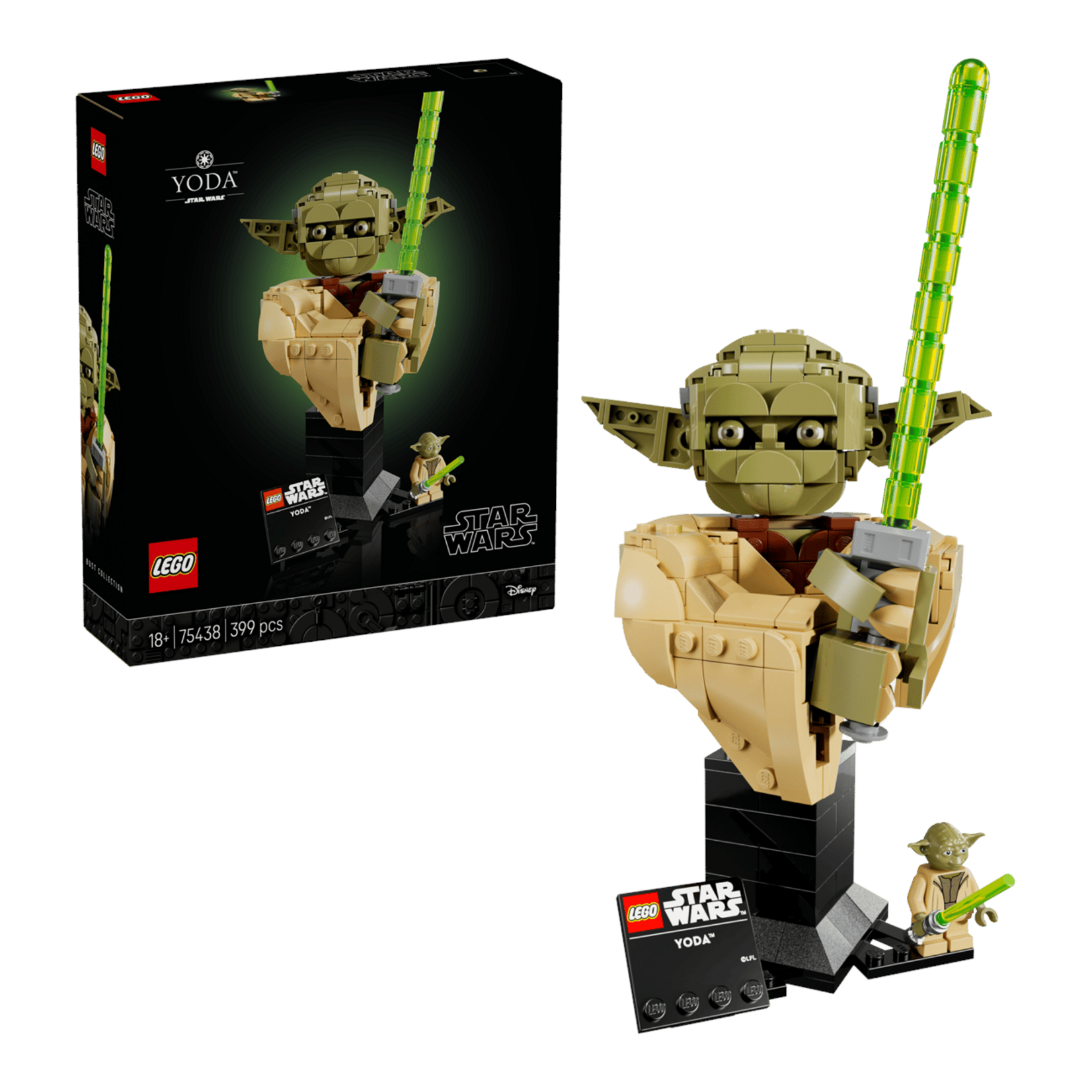 Lego Lego - 75438 - Star Wars - Buste de collection Maitre Yoda (Ramassage seulement)